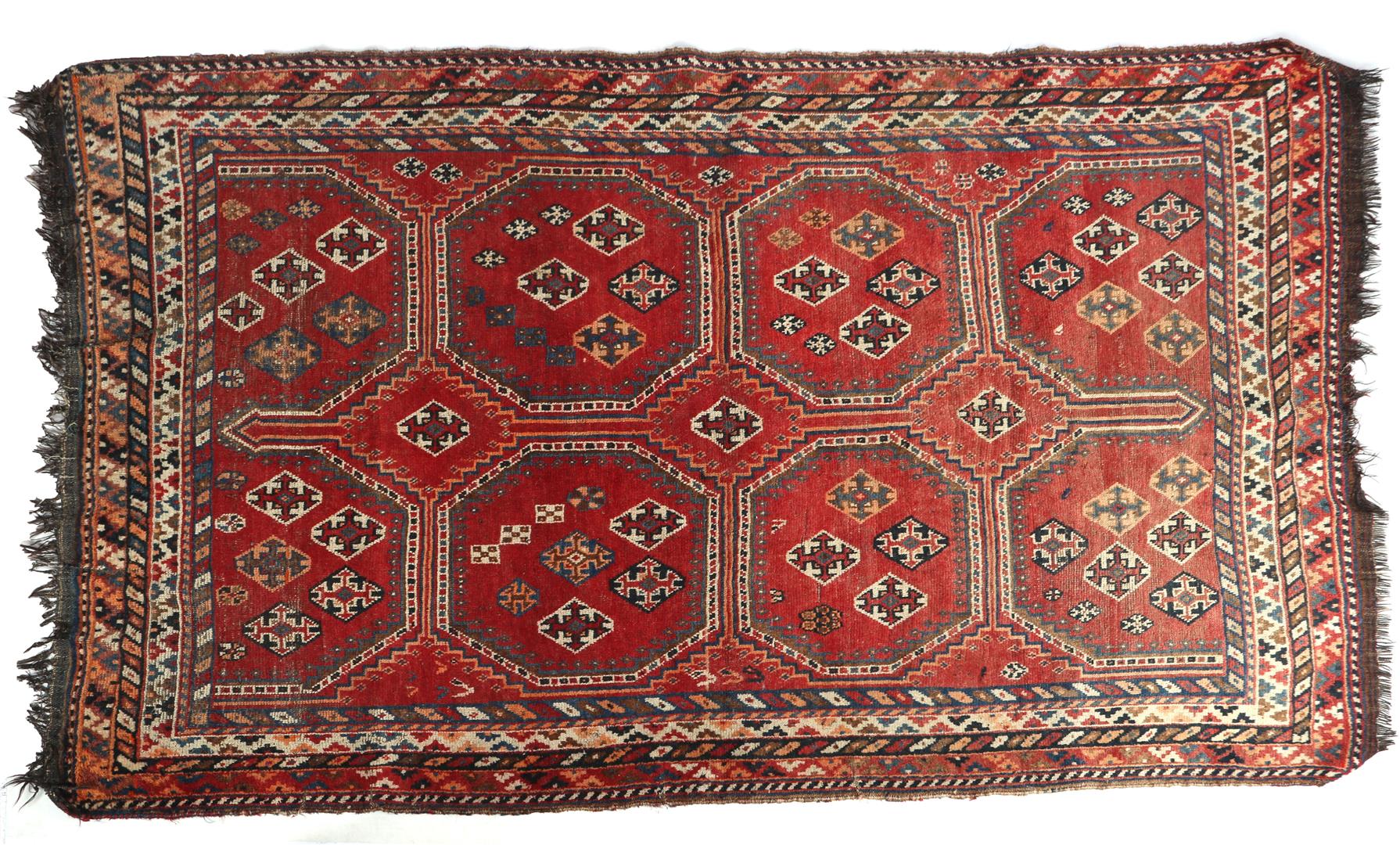 Hand-knotted wool carpet