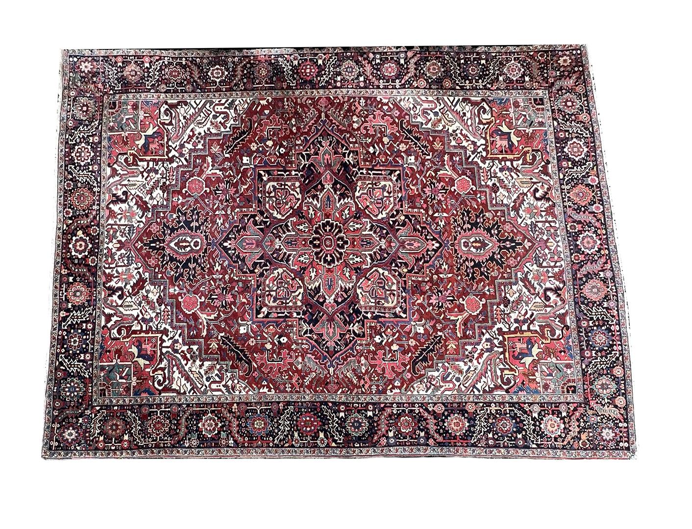 Hand-knotted oriental carpet