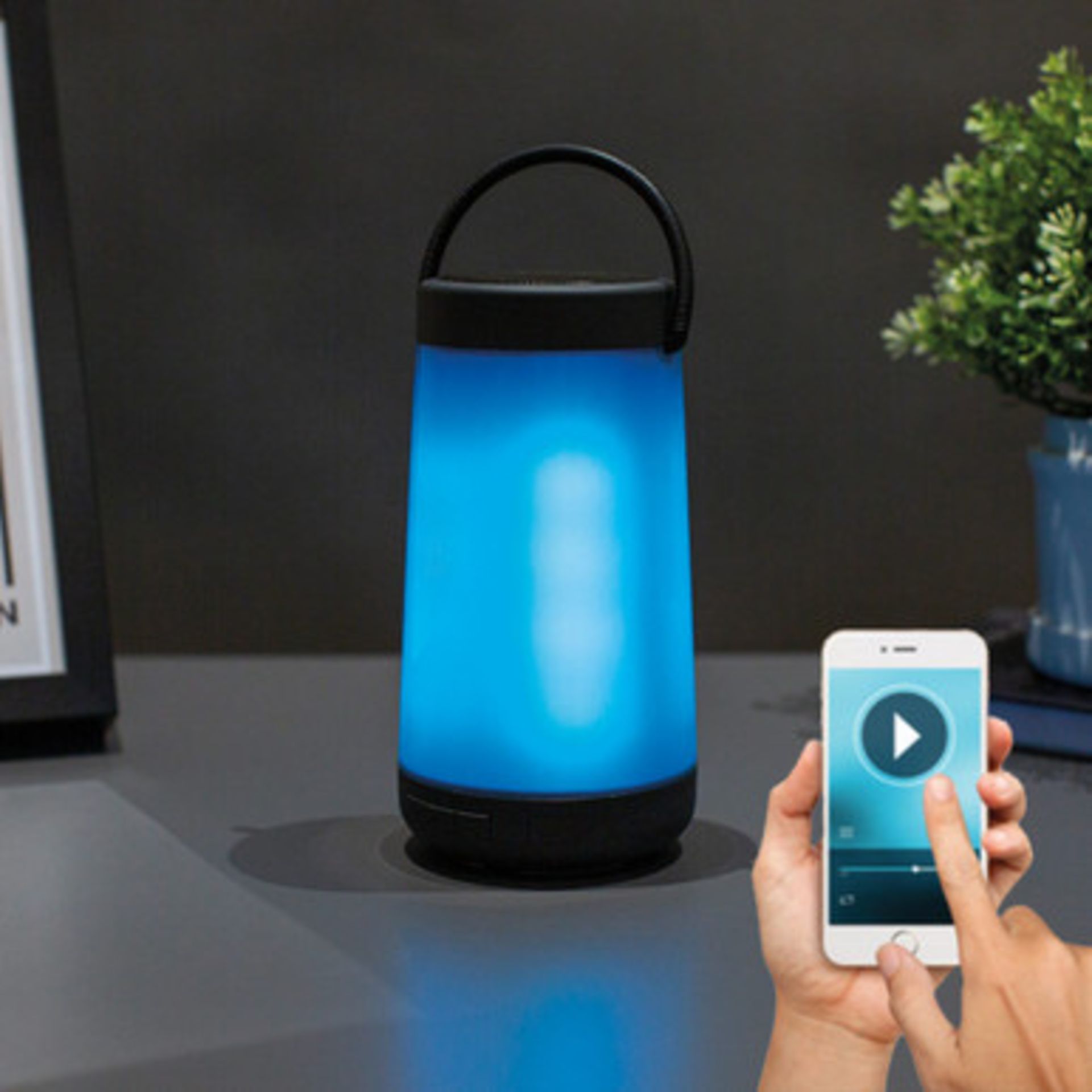 X 3 HE LED Lantern Light Bluetooth Speaker RRP £25 Each