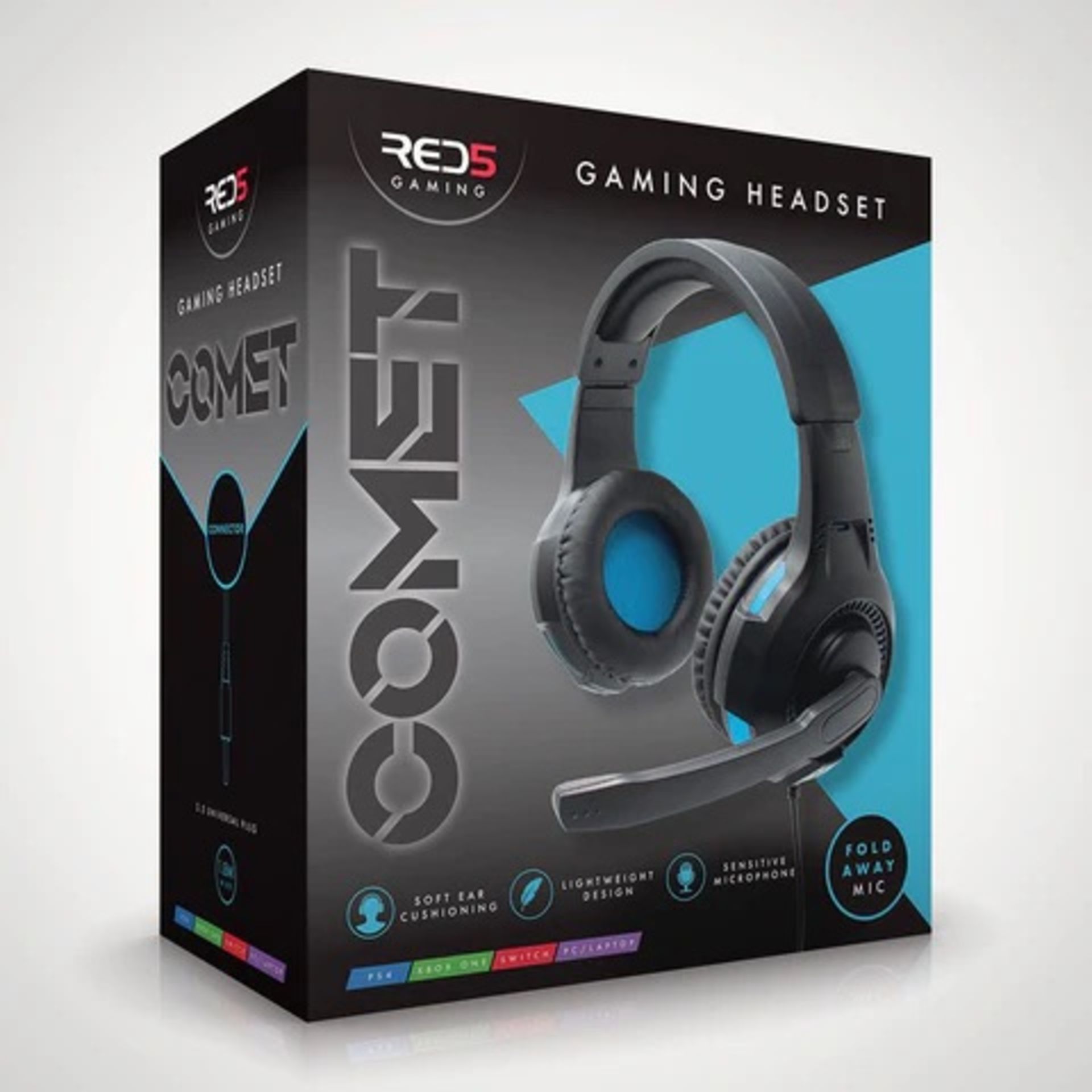 X 3 Red5 Comet Gaming Headset RRP £20 Each