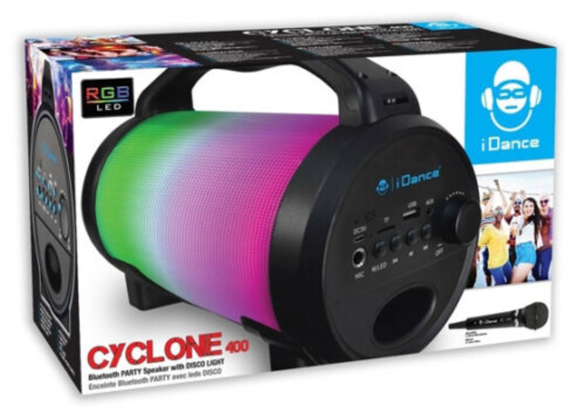 X 3 iDance Cyclone 400 Speaker RRP £35 Each