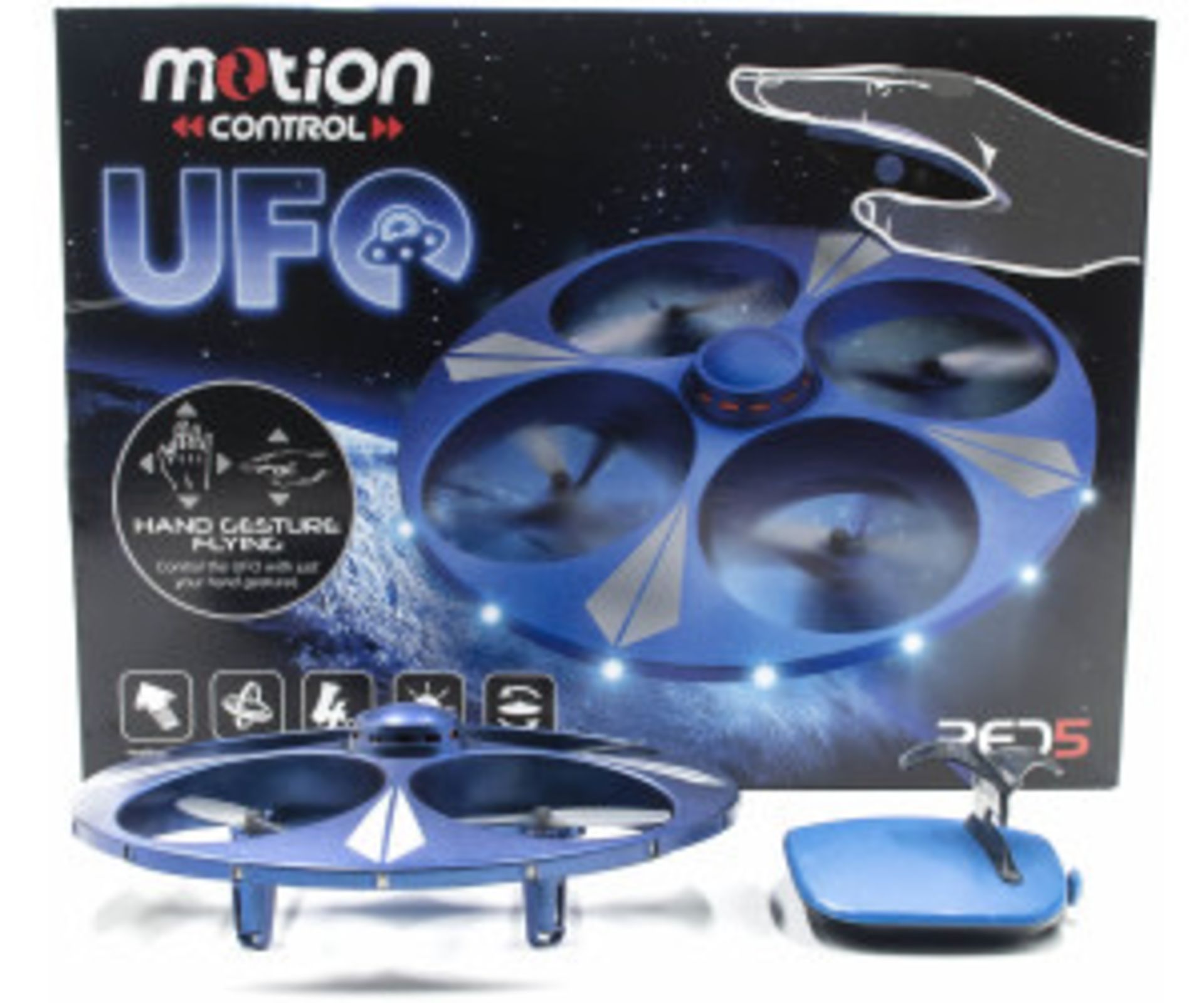 X 3 Red5 Motion Control UFO Drone RRP £30 Each