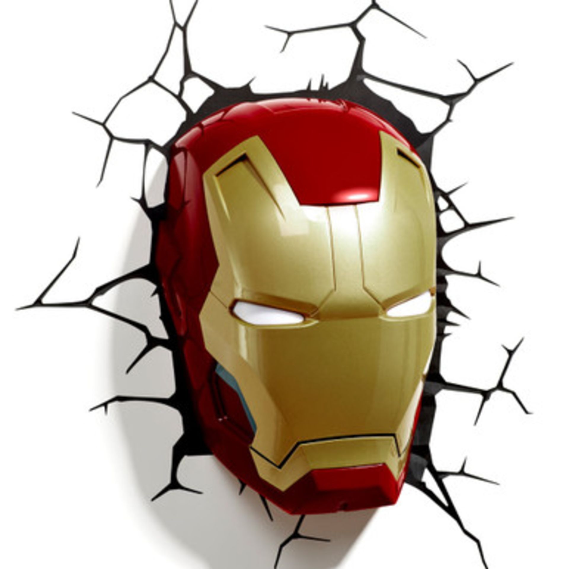 X 2 Marvel Iron Man 3D Deco Light RRP £30 Each