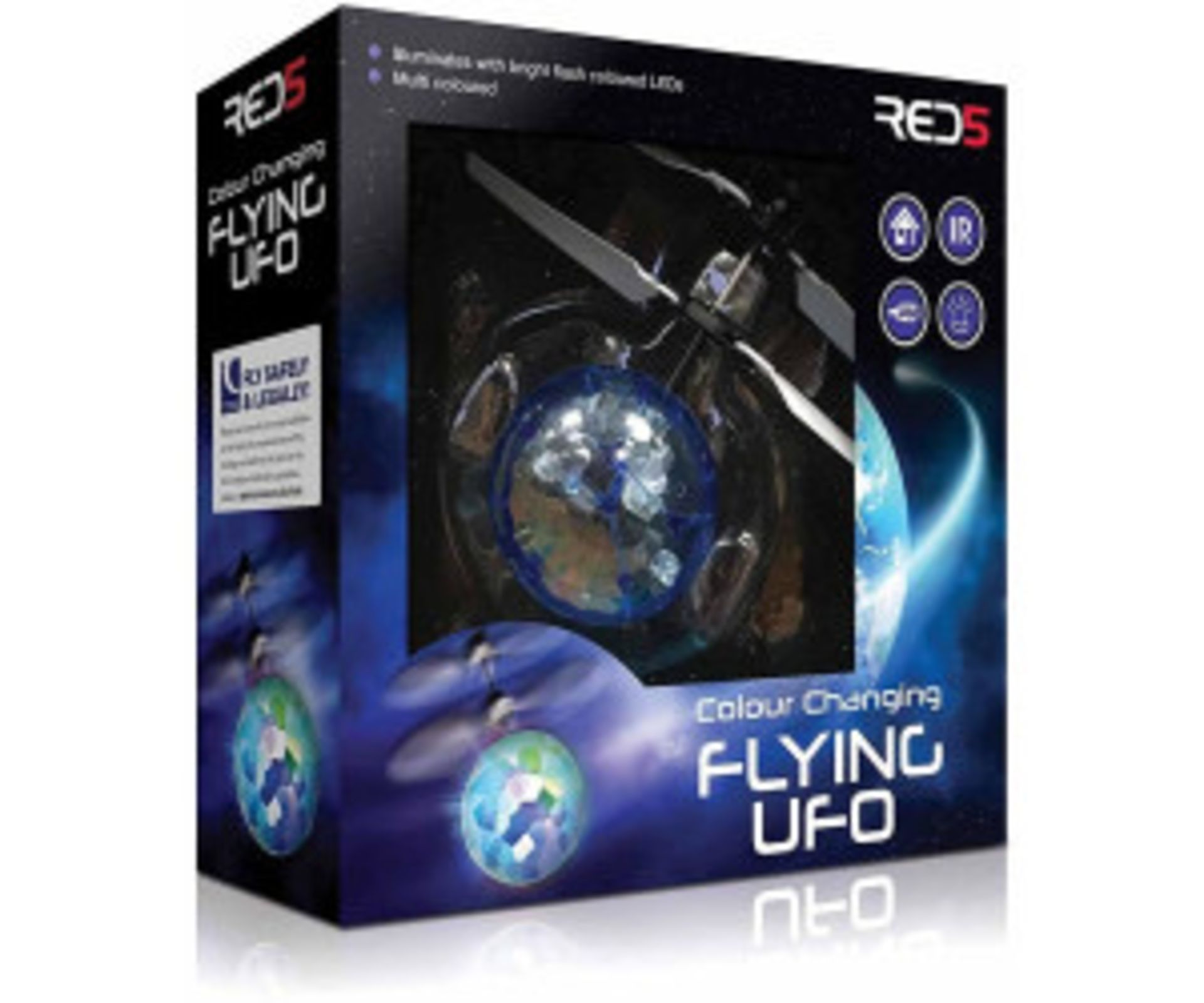 X 4 Red5 RC Colour Changing Flying UFO RRP £15 Each