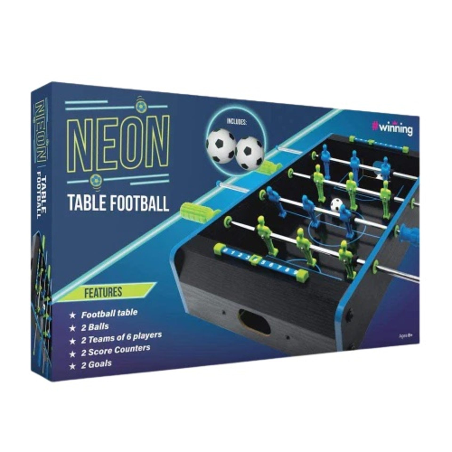 X 3 Neon Table Football RRP £25 Each