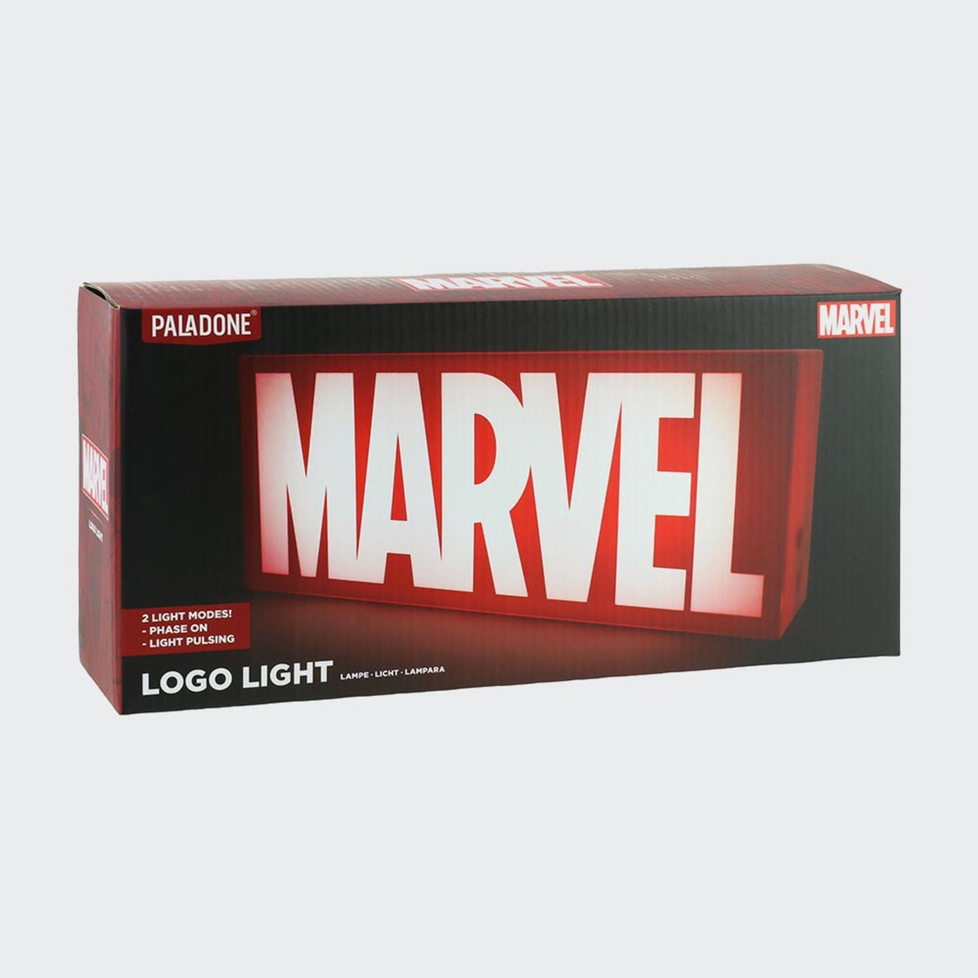 X 3 Paladone Marvel Logo Light RRP £20 Each