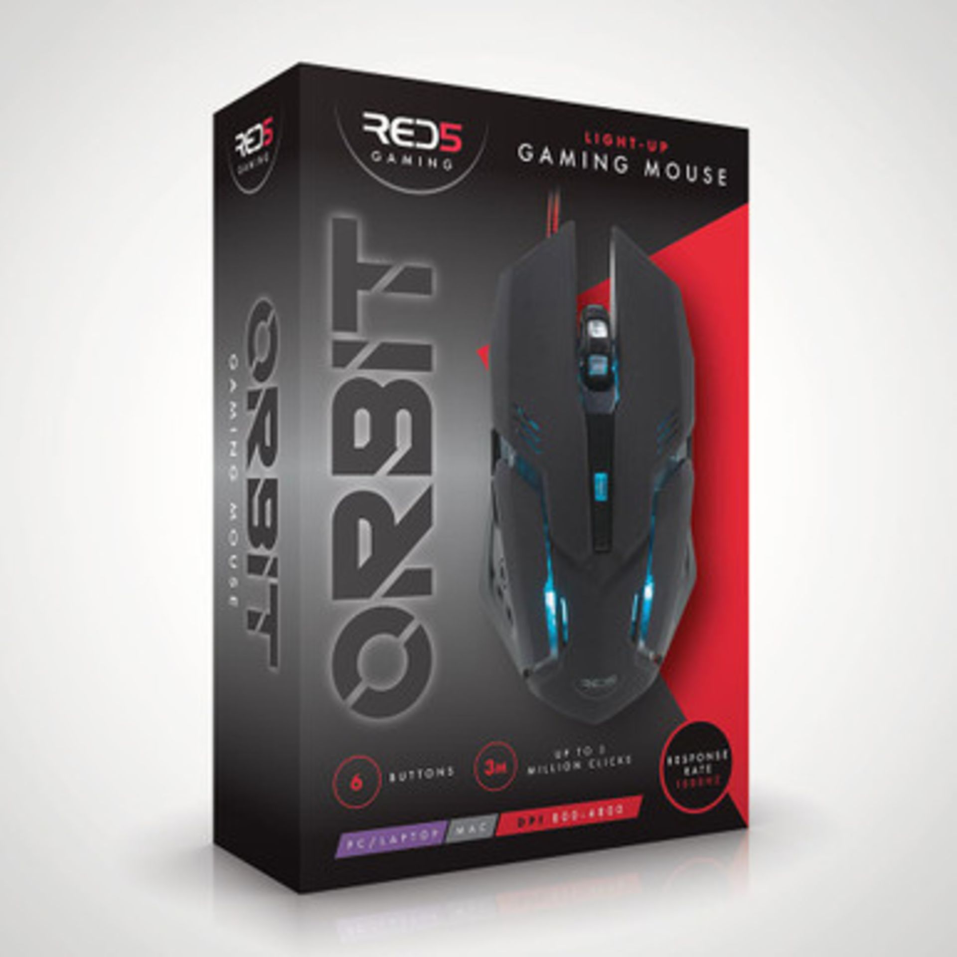 Red5 Orbit Light Up Gaming Mouse RRP £20