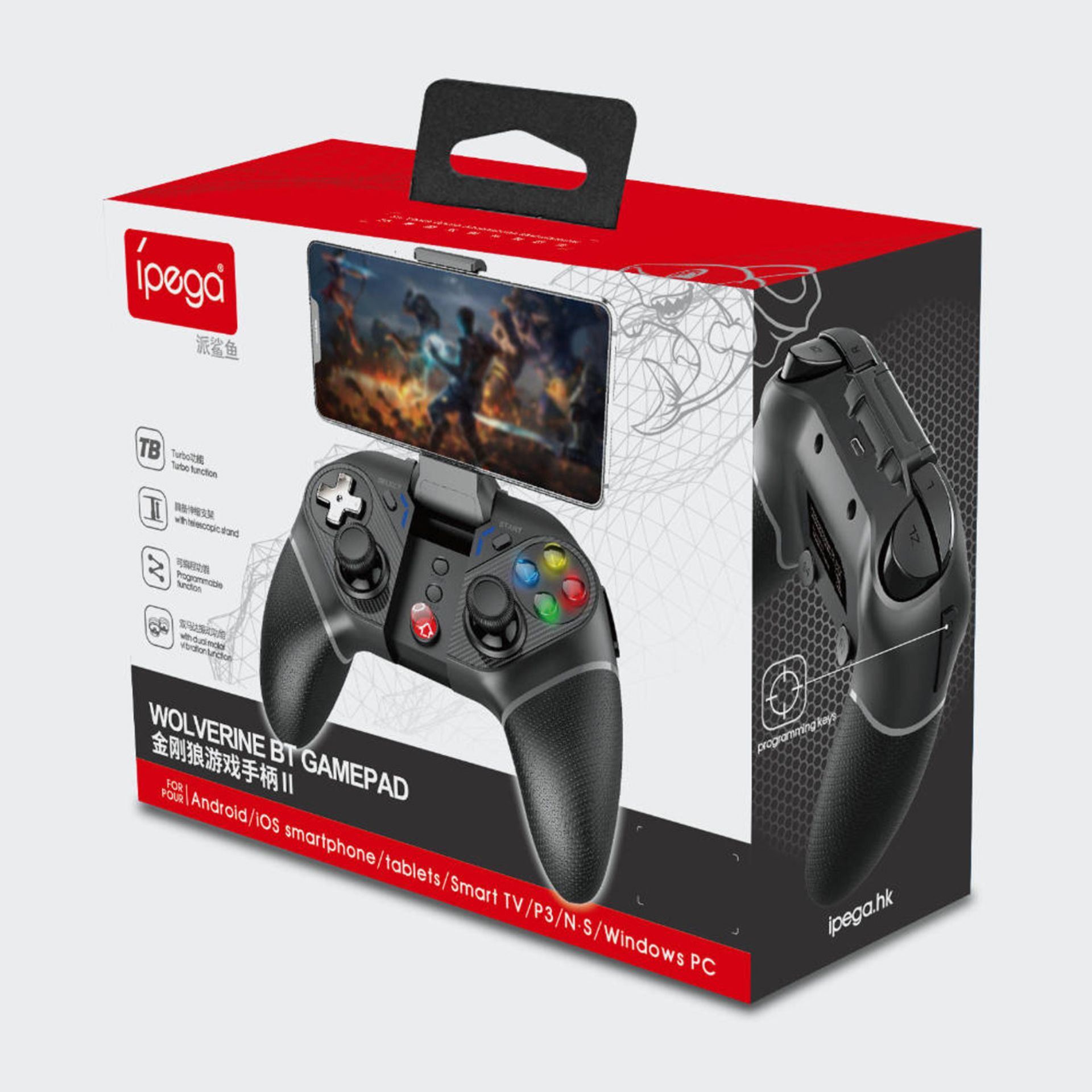 X 1 Ipega Golden Warrior BLUETOOTH Gamepad RRP £30