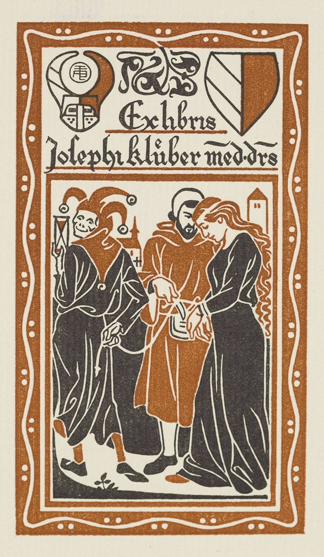 Exlibris, ex medicis. - Image 2 of 2