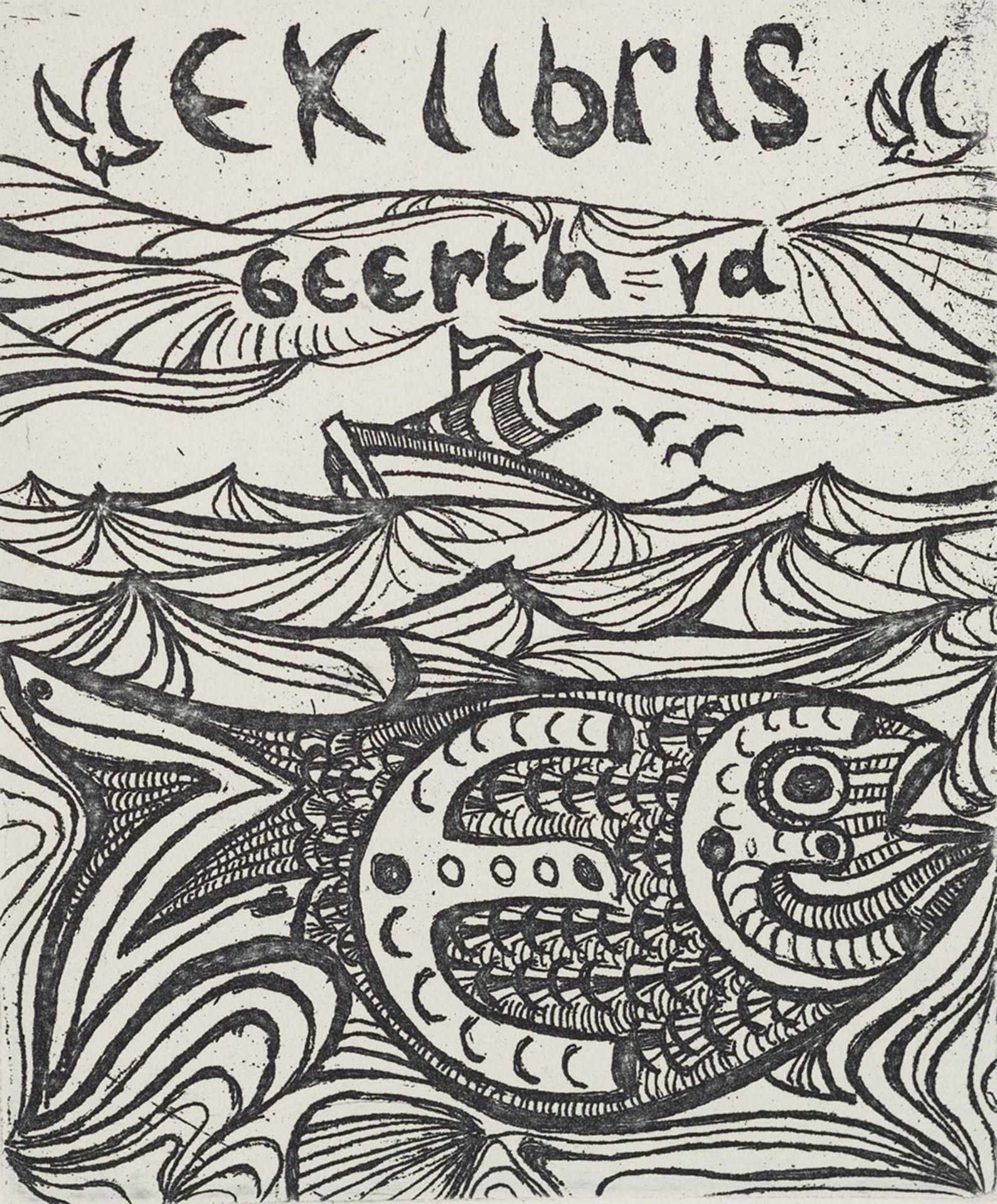 Exlibris. – Prominente Eigner: - Image 2 of 2