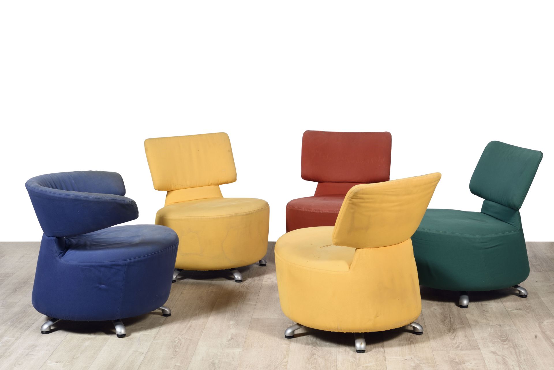 YELLOW AKI'S CHAIR BY TOSHIYUKI KITA, EDITION CASSINA, CIRCA 1960