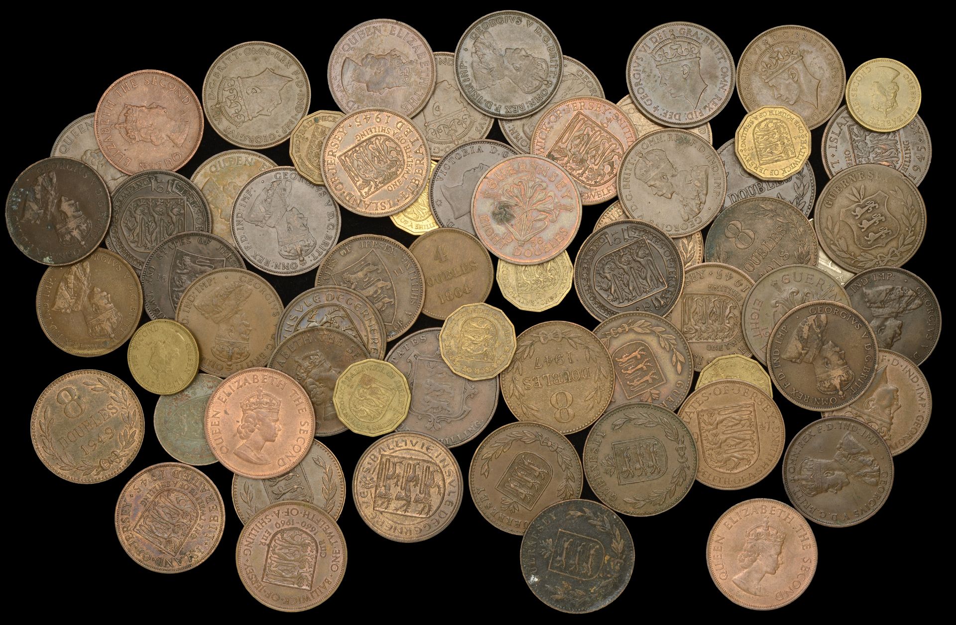 Scottish and Island Coins from Various Properties