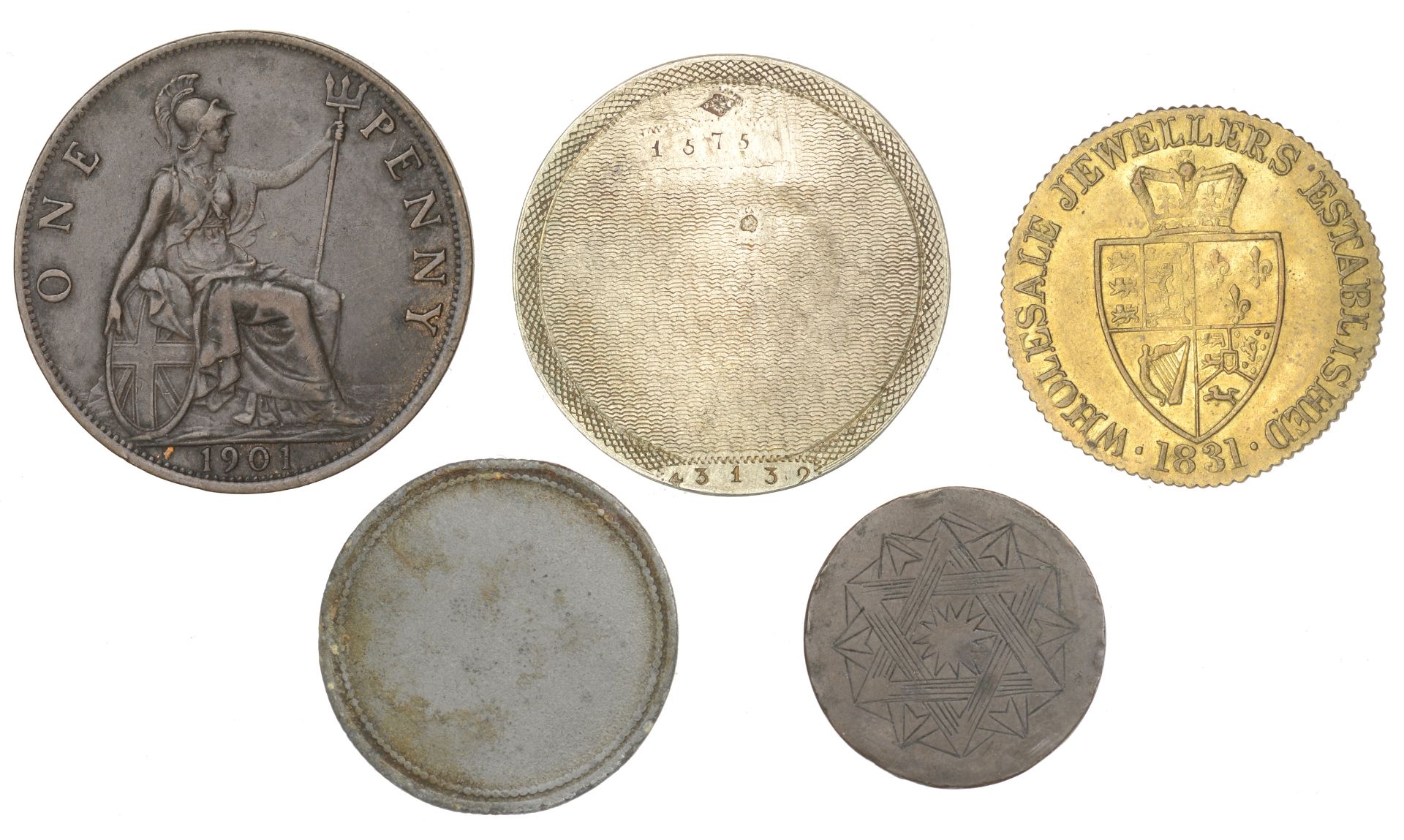 British Tokens from Various Properties - Image 2 of 2