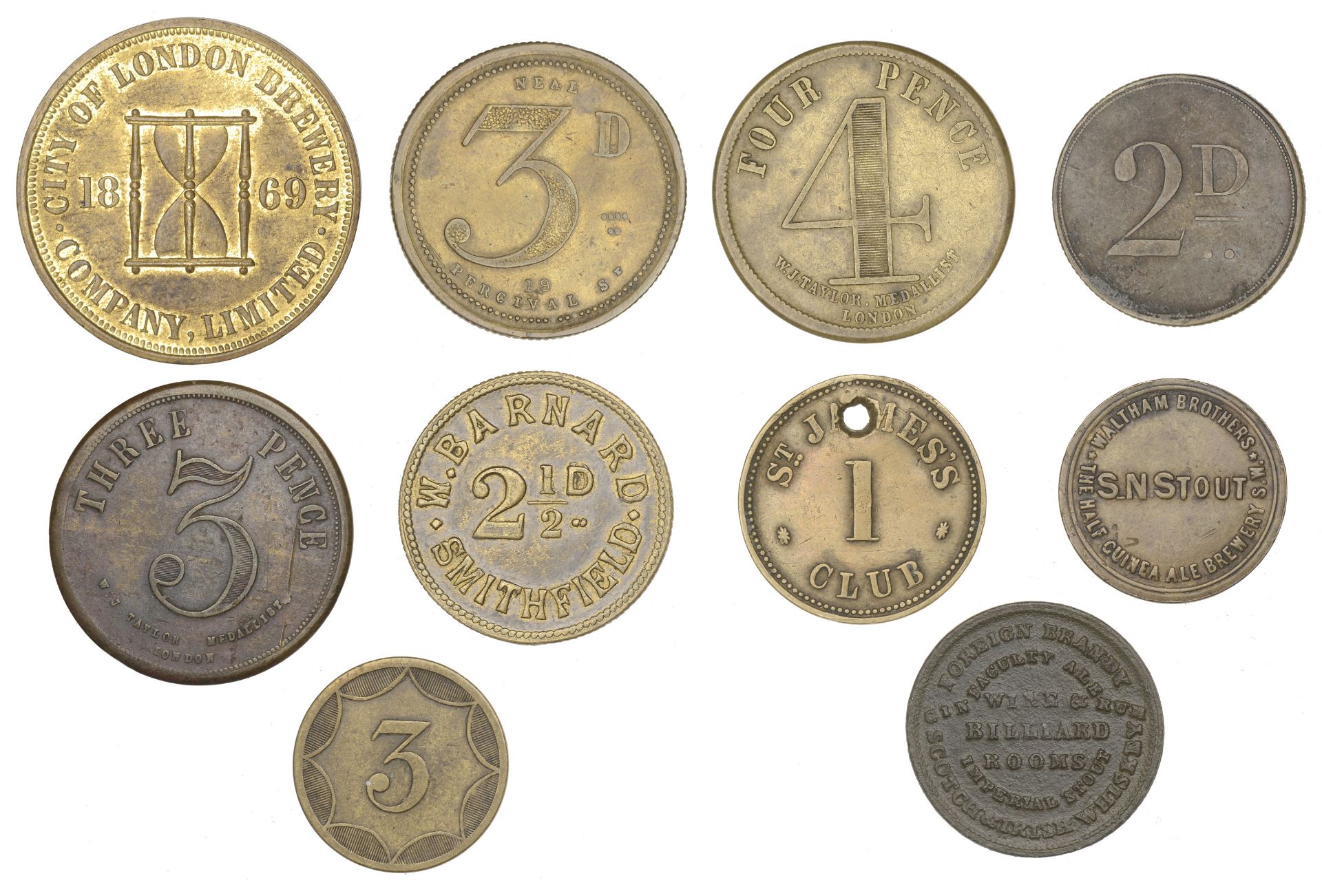 British Tokens from Various Properties - Bild 2 aus 2