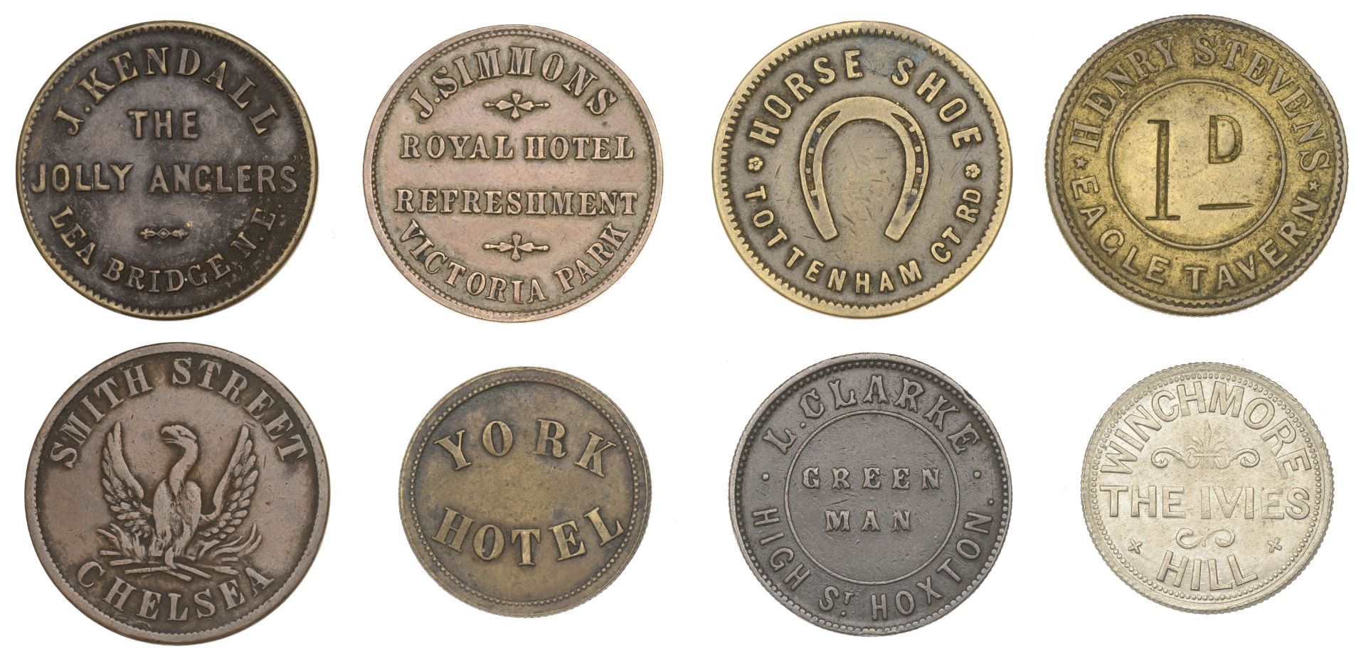 British Tokens from Various Properties