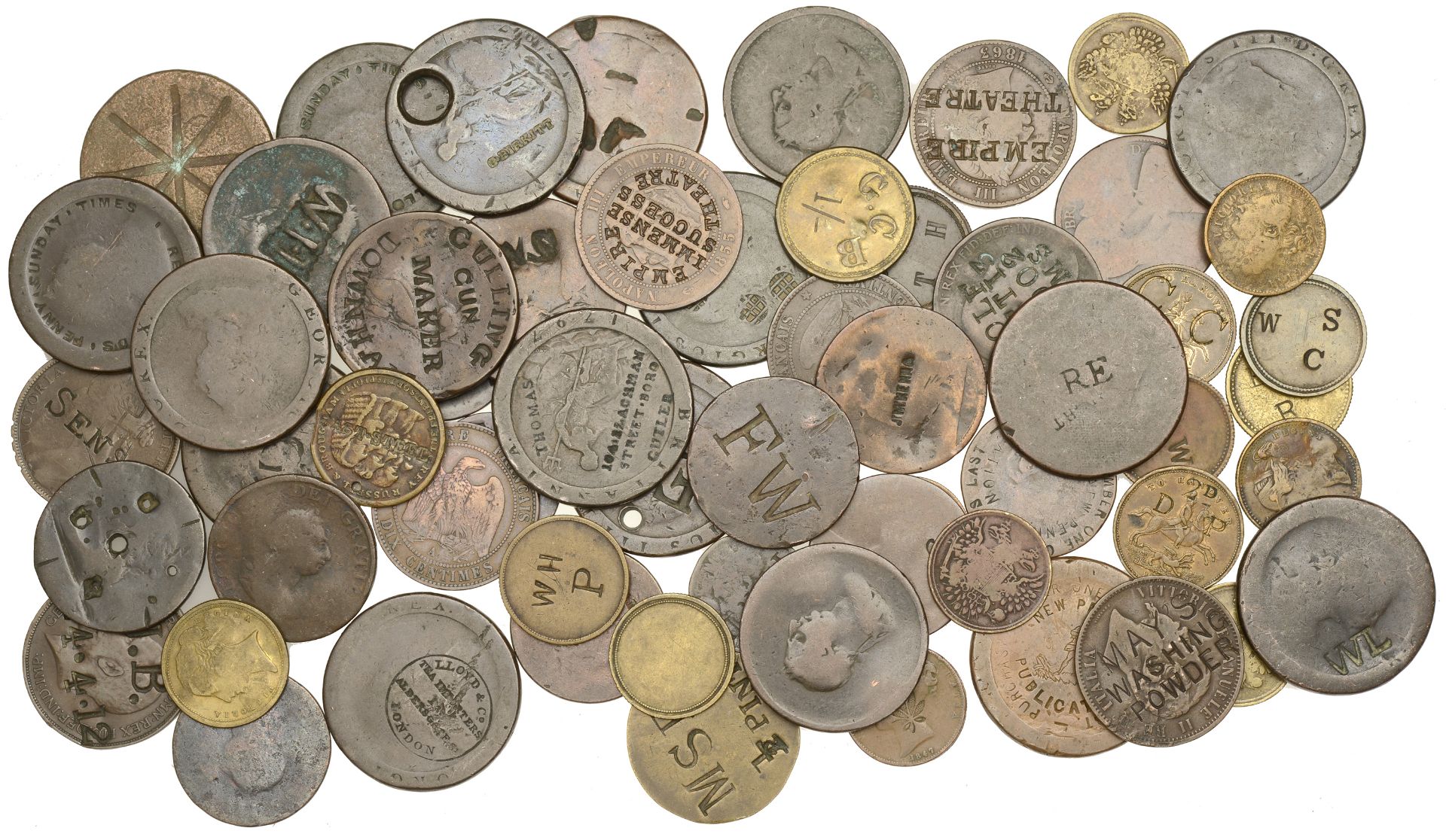 British Tokens from Various Properties