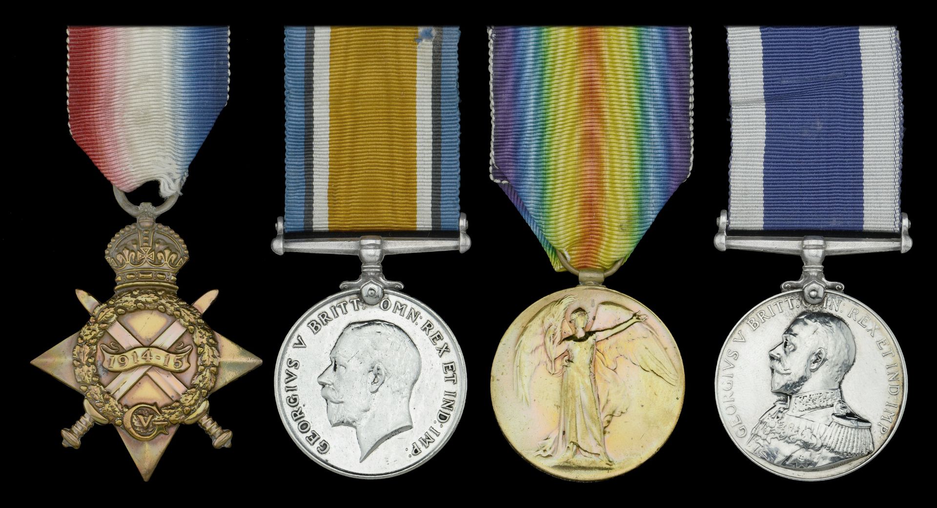 A Collection of Medals for the Battle of Jutland