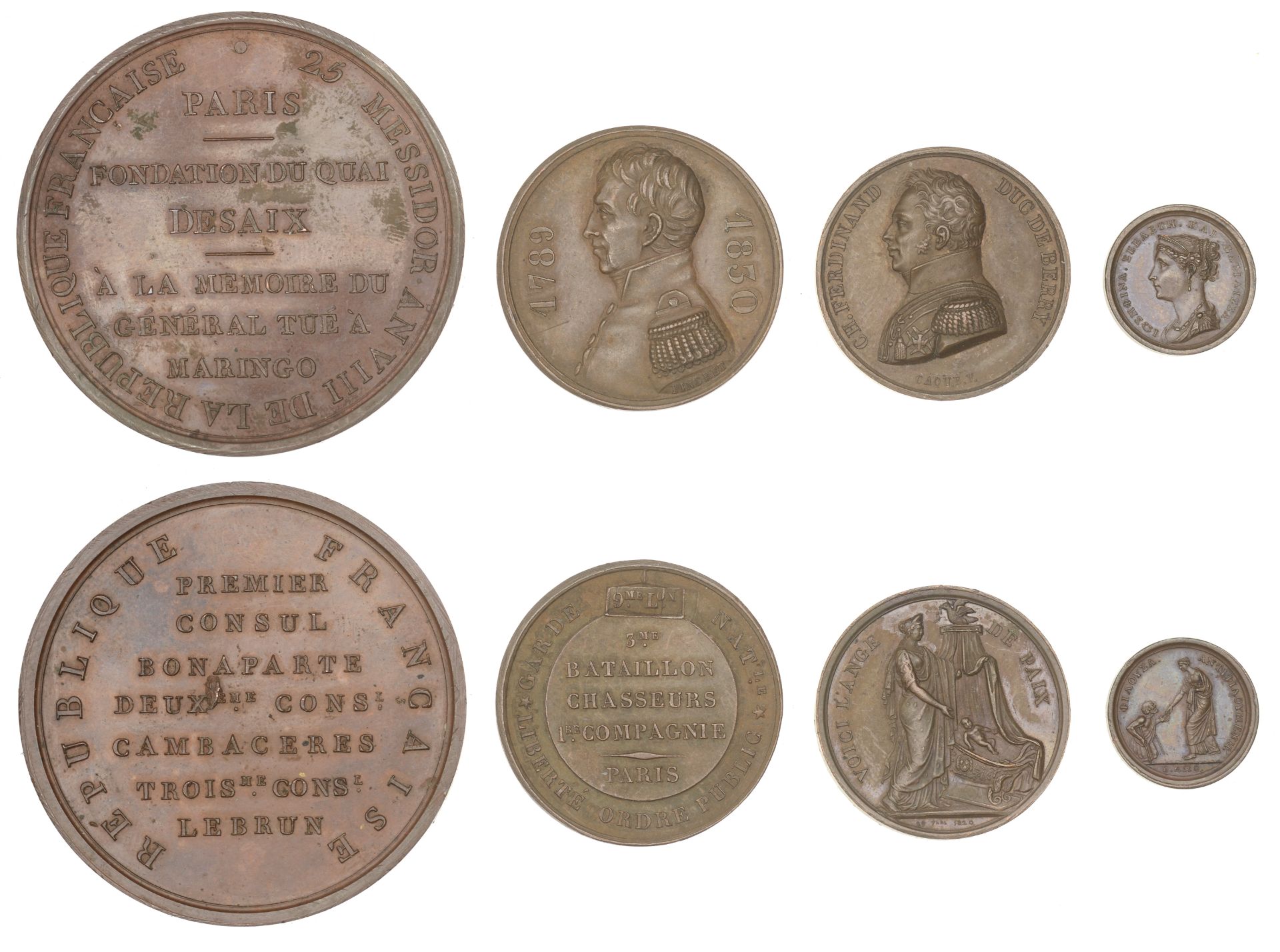 World Historical Medals from Various Properties