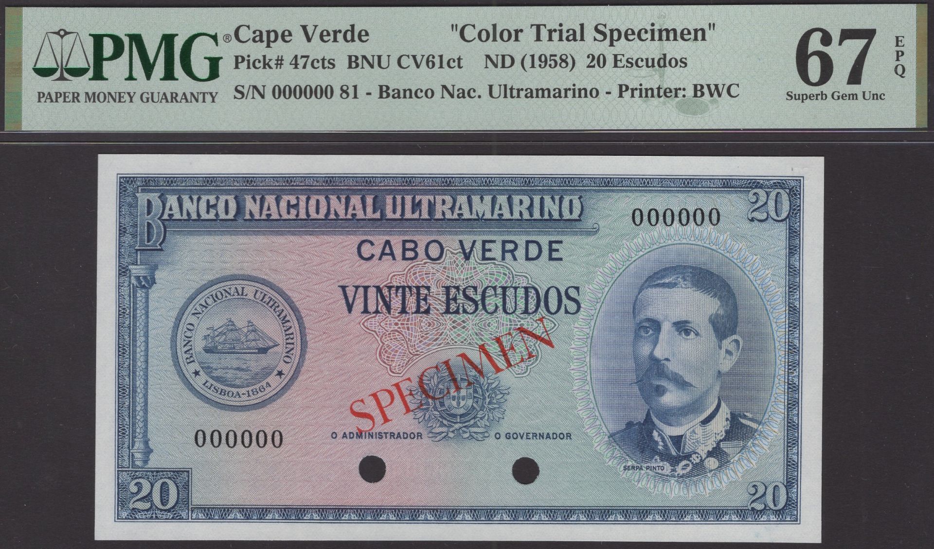 The Laurence Pope Collection of Portuguese Colonial Banknotes - Part One