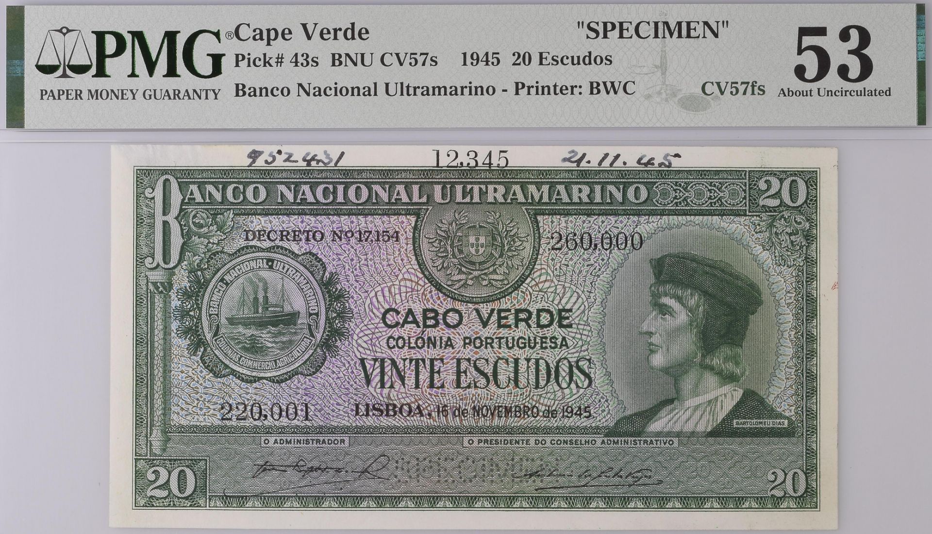 The Laurence Pope Collection of Portuguese Colonial Banknotes - Part One