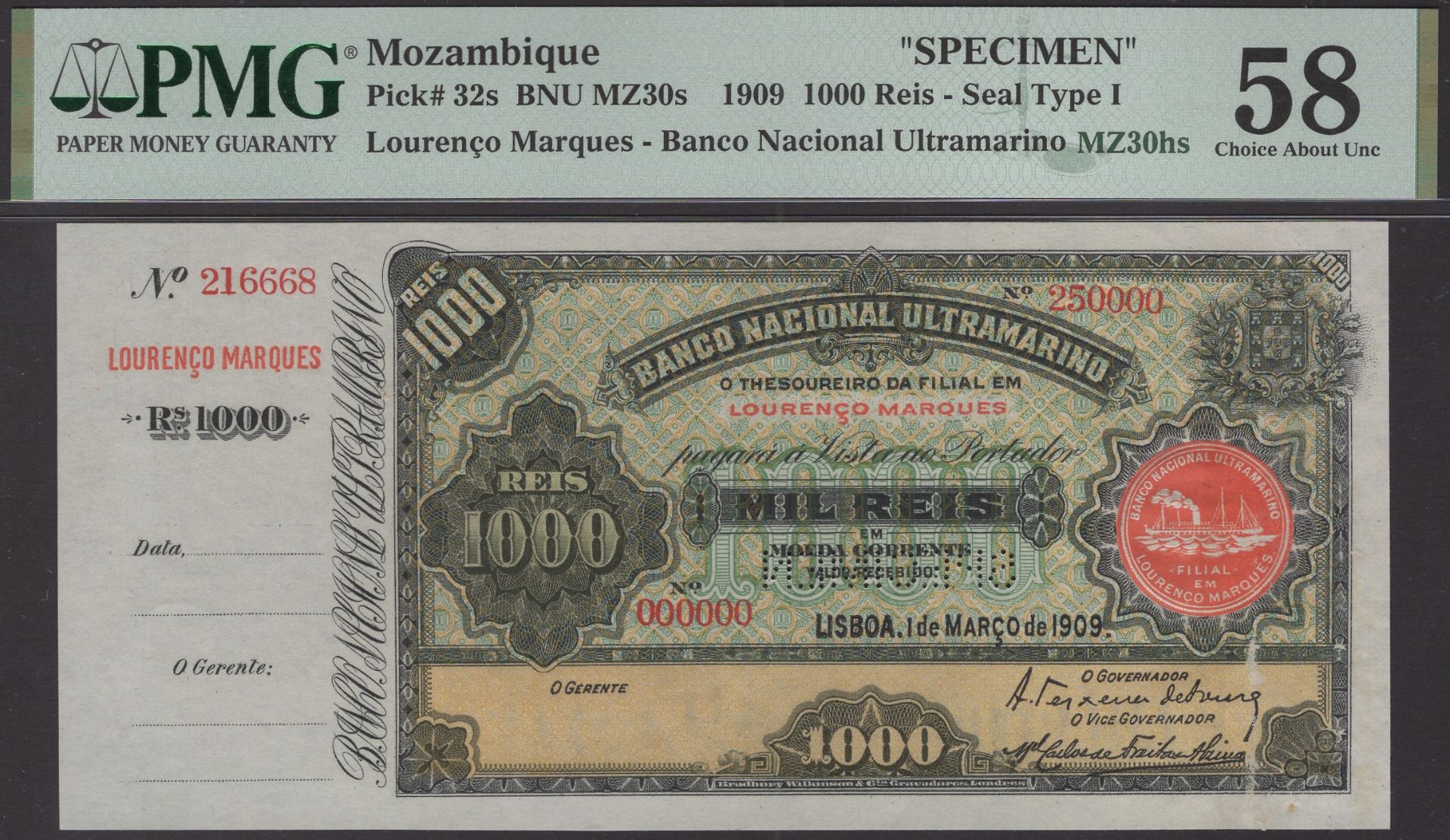 The Laurence Pope Collection of Portuguese Colonial Banknotes - Part One