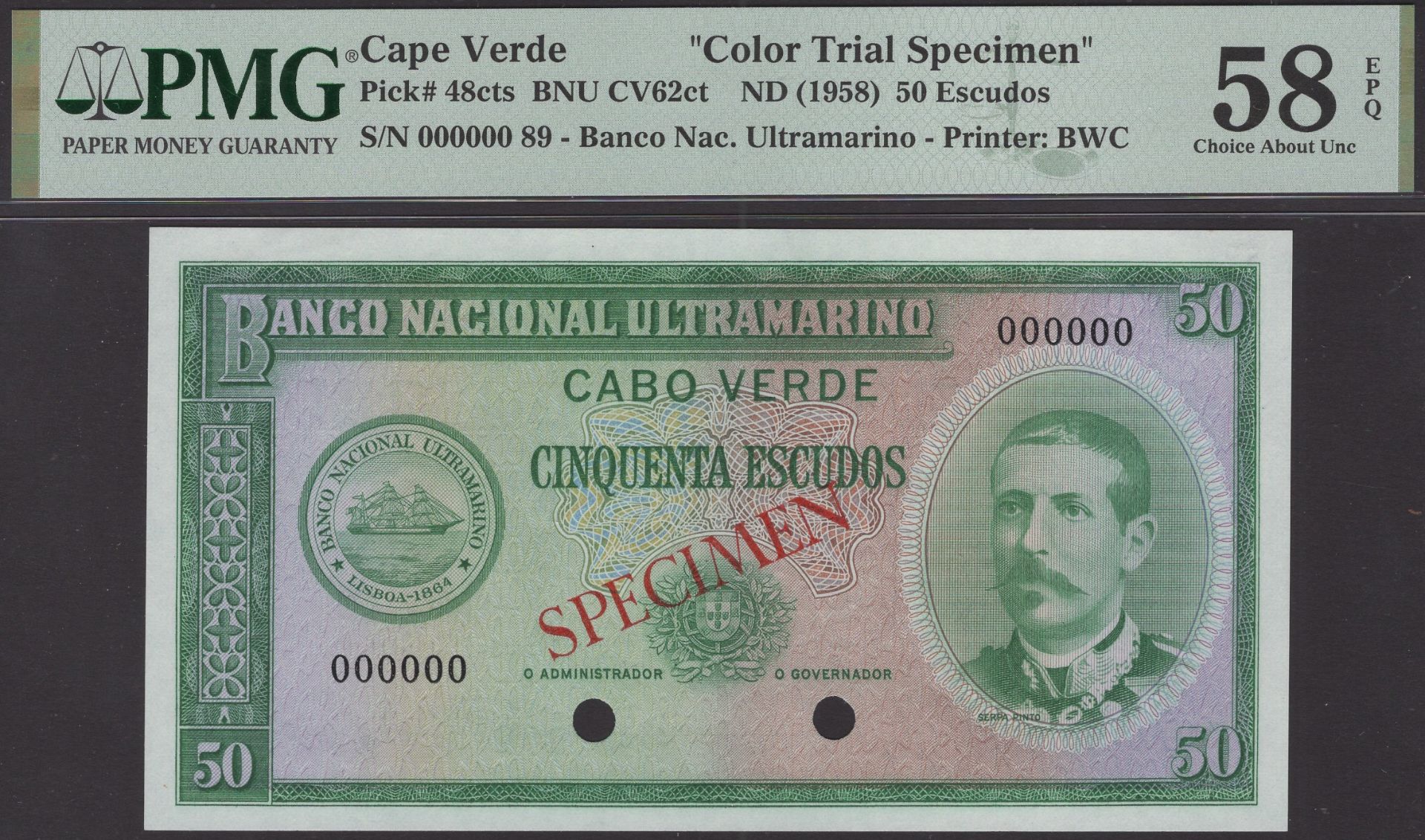 The Laurence Pope Collection of Portuguese Colonial Banknotes - Part One