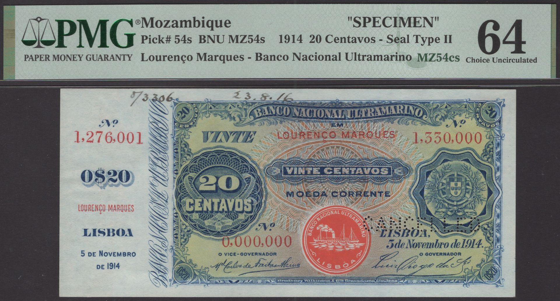 The Laurence Pope Collection of Portuguese Colonial Banknotes - Part One