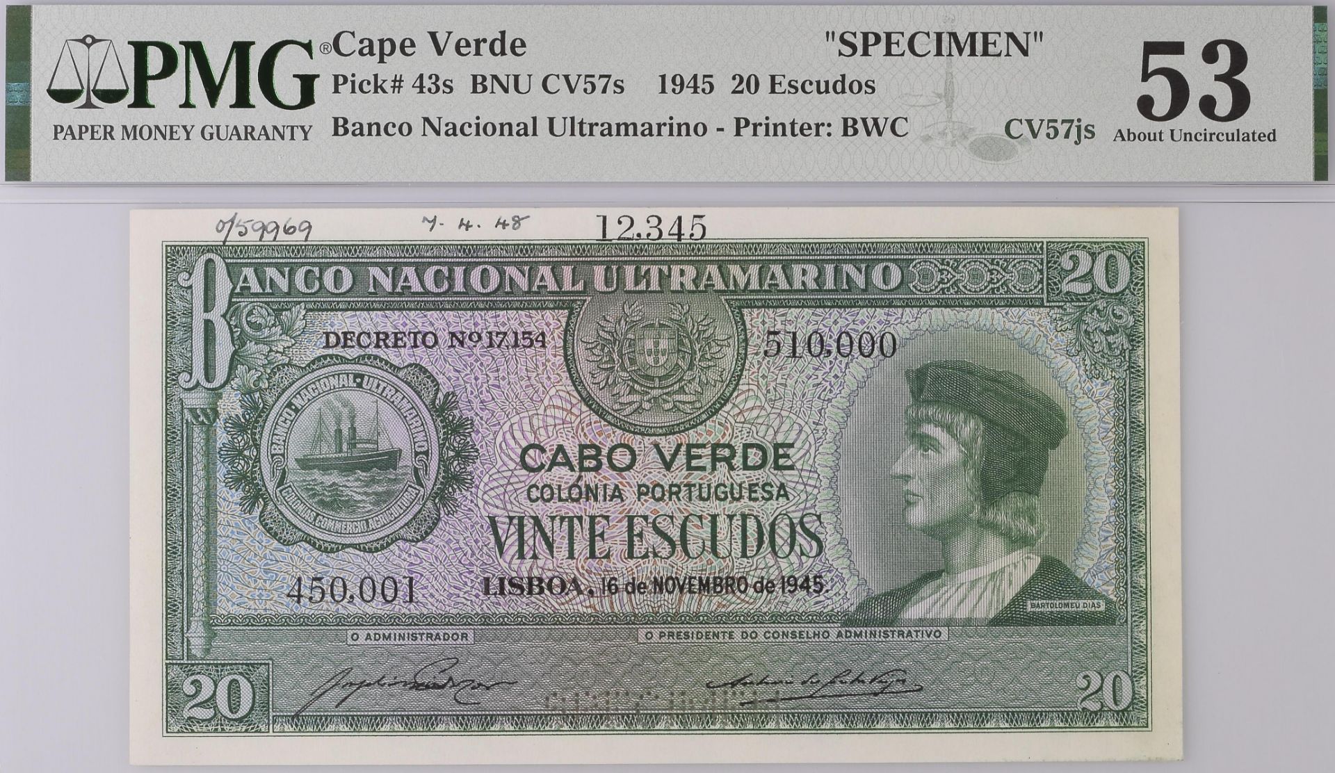 The Laurence Pope Collection of Portuguese Colonial Banknotes - Part One - Bild 5 aus 14