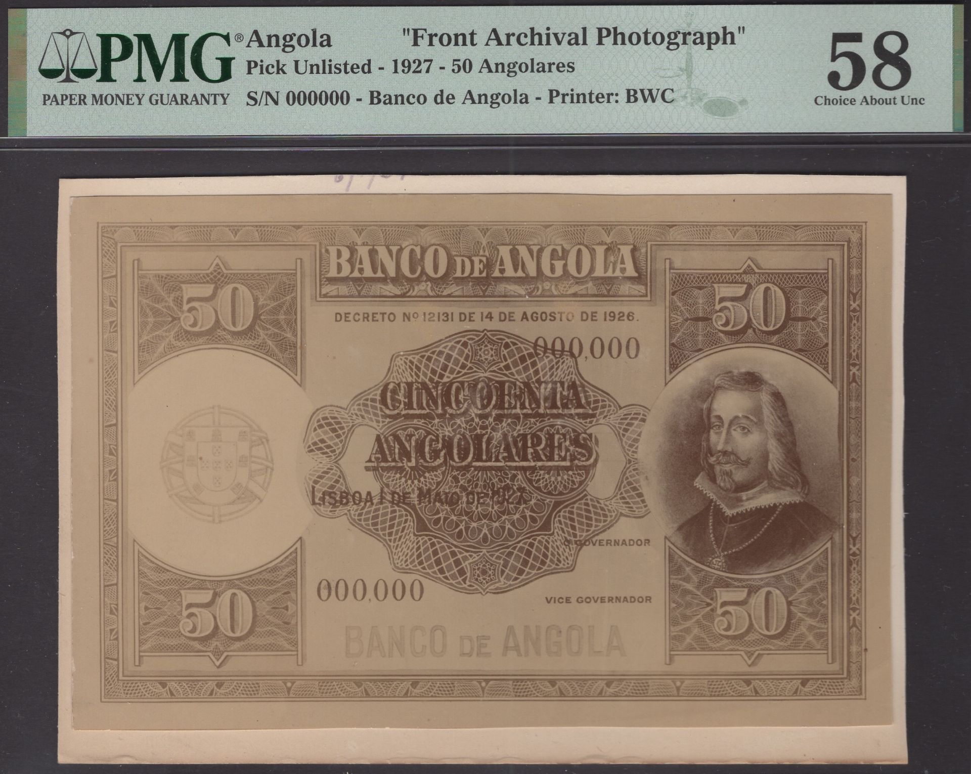 The Laurence Pope Collection of Portuguese Colonial Banknotes - Part One