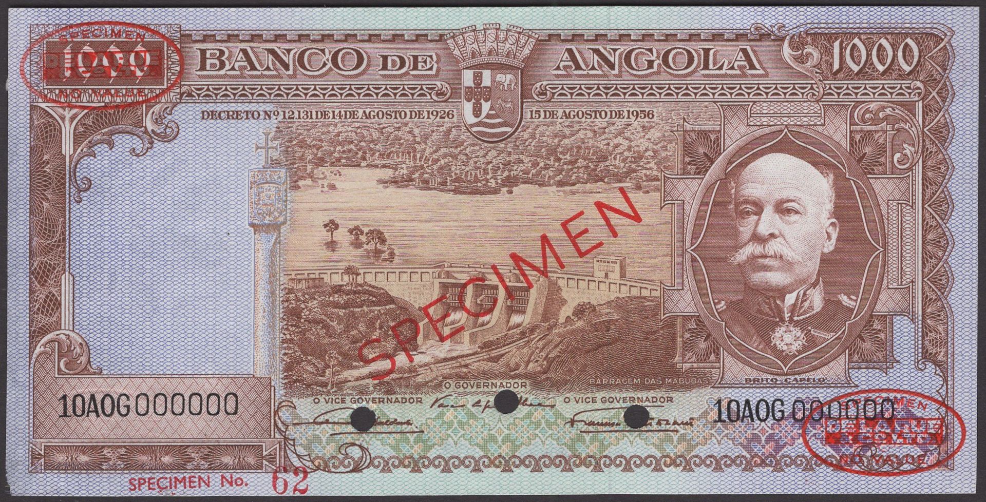 The Laurence Pope Collection of Portuguese Colonial Banknotes - Part One