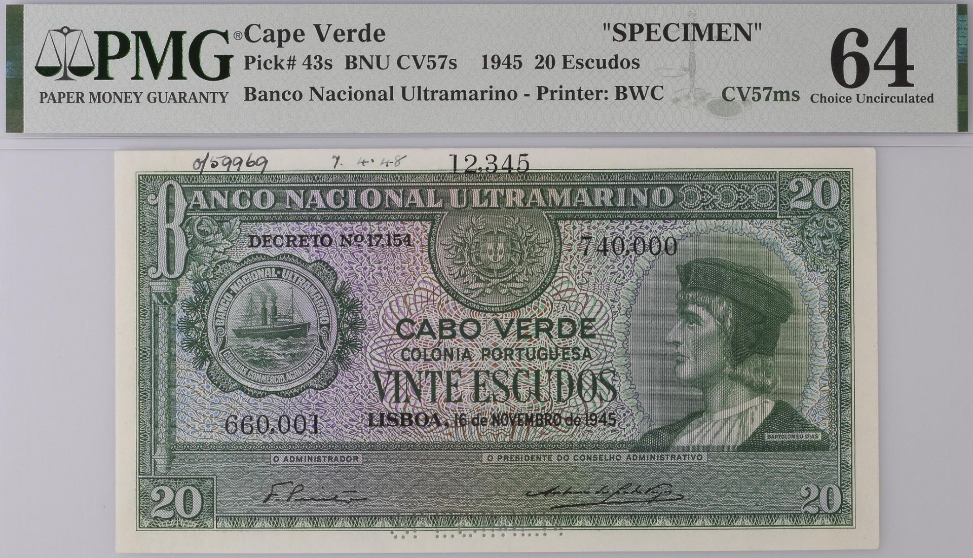 The Laurence Pope Collection of Portuguese Colonial Banknotes - Part One - Bild 11 aus 14