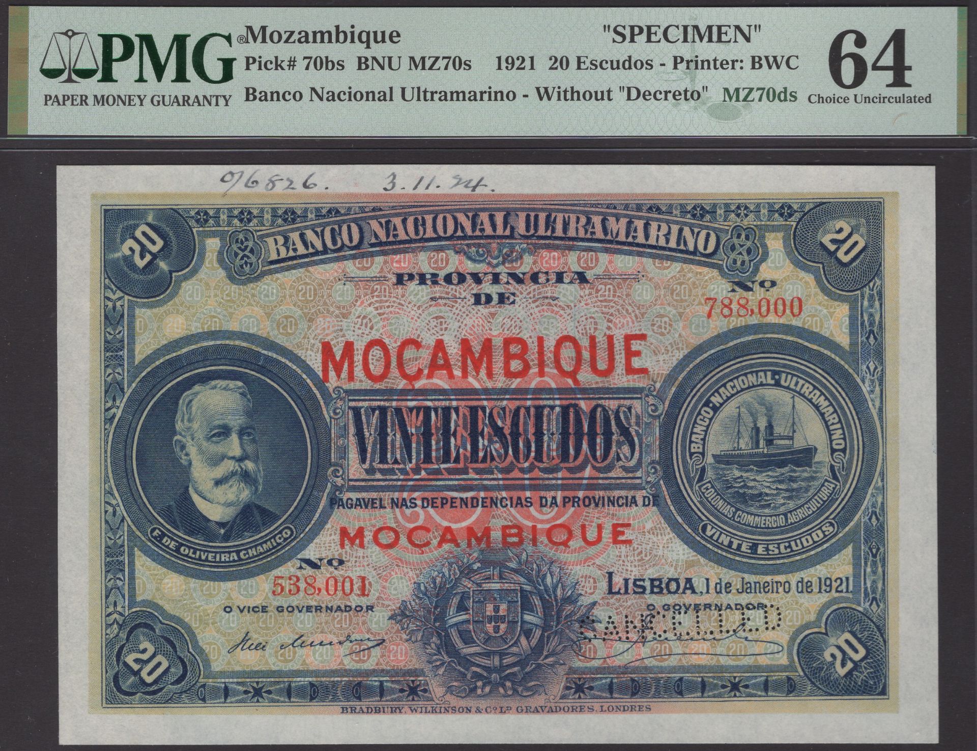 The Laurence Pope Collection of Portuguese Colonial Banknotes - Part One