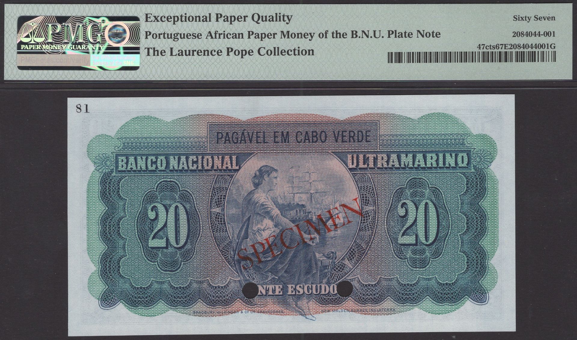 The Laurence Pope Collection of Portuguese Colonial Banknotes - Part One - Bild 2 aus 2