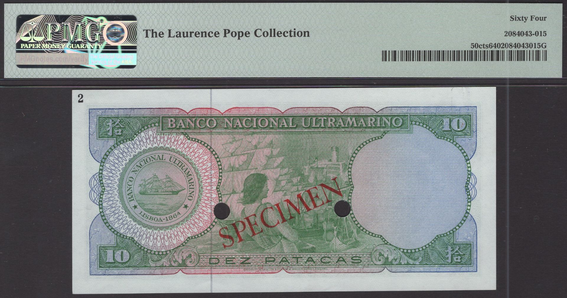 The Laurence Pope Collection of Portuguese Colonial Banknotes - Part One - Bild 2 aus 2