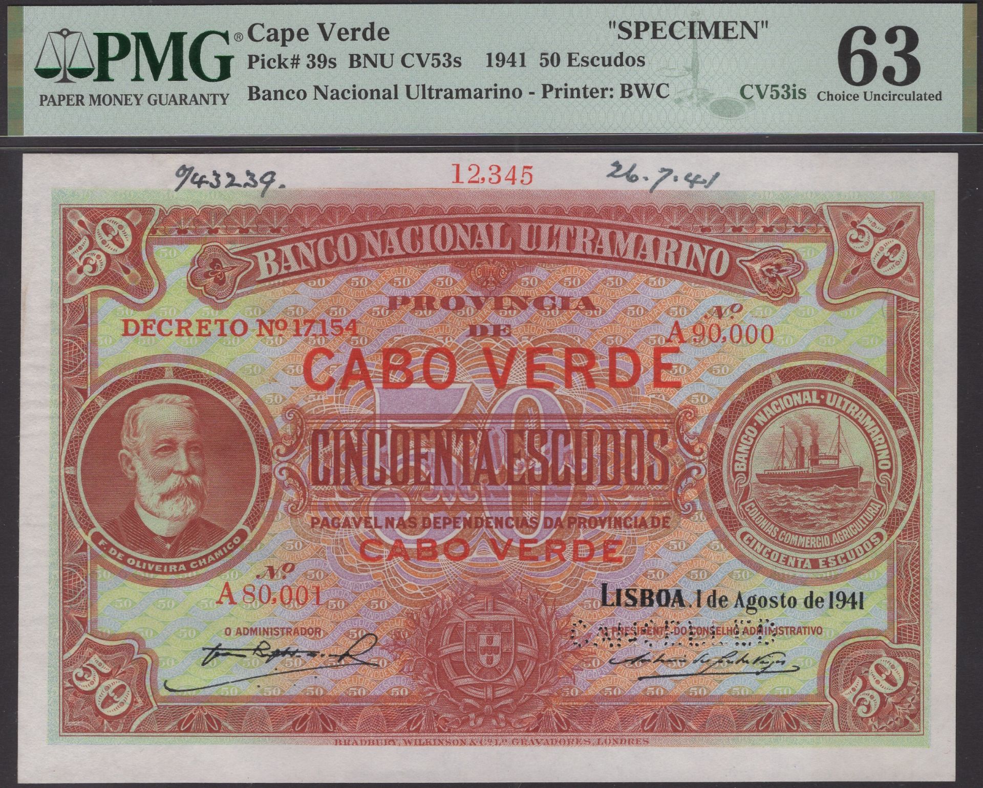 The Laurence Pope Collection of Portuguese Colonial Banknotes - Part One