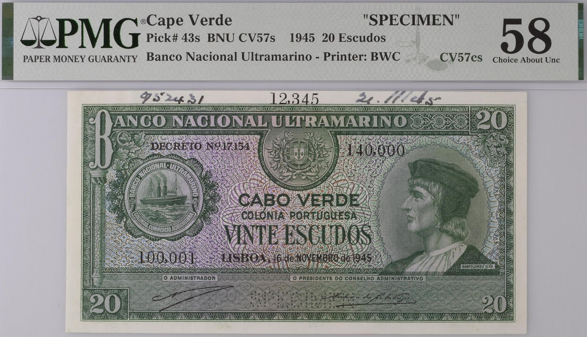 The Laurence Pope Collection of Portuguese Colonial Banknotes - Part One