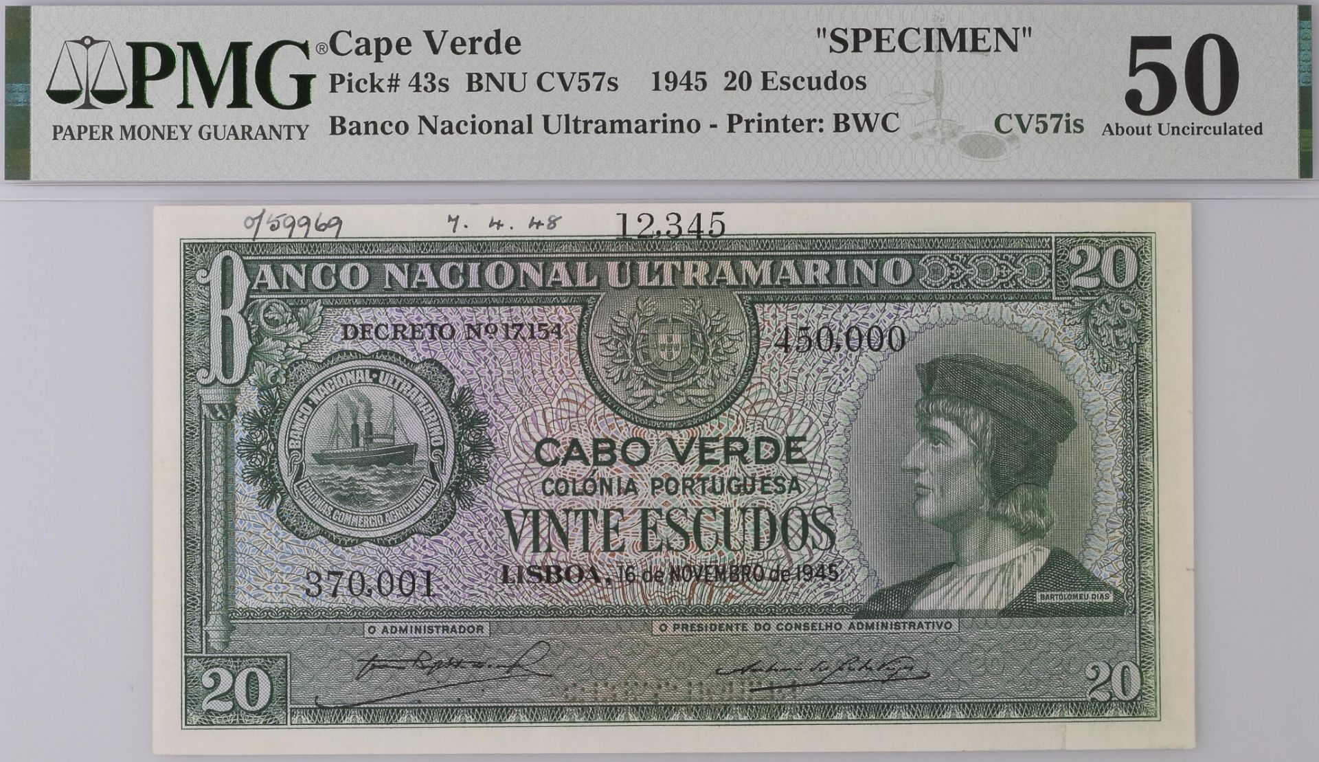 The Laurence Pope Collection of Portuguese Colonial Banknotes - Part One - Bild 3 aus 14