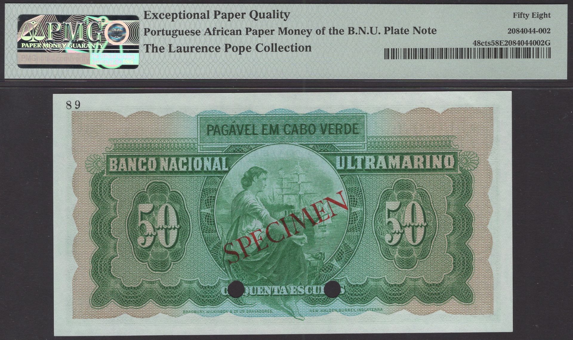 The Laurence Pope Collection of Portuguese Colonial Banknotes - Part One - Bild 2 aus 2