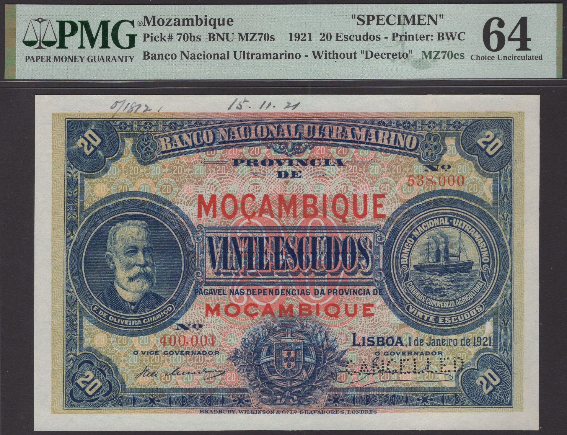 The Laurence Pope Collection of Portuguese Colonial Banknotes - Part One