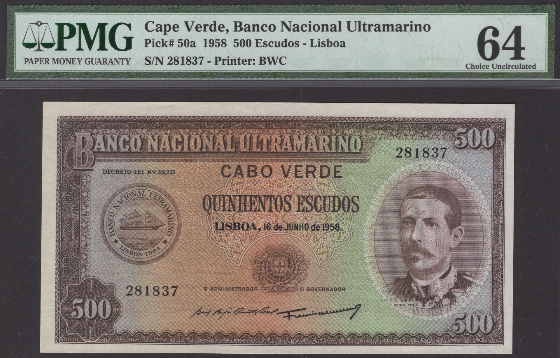 The Laurence Pope Collection of Portuguese Colonial Banknotes - Part One