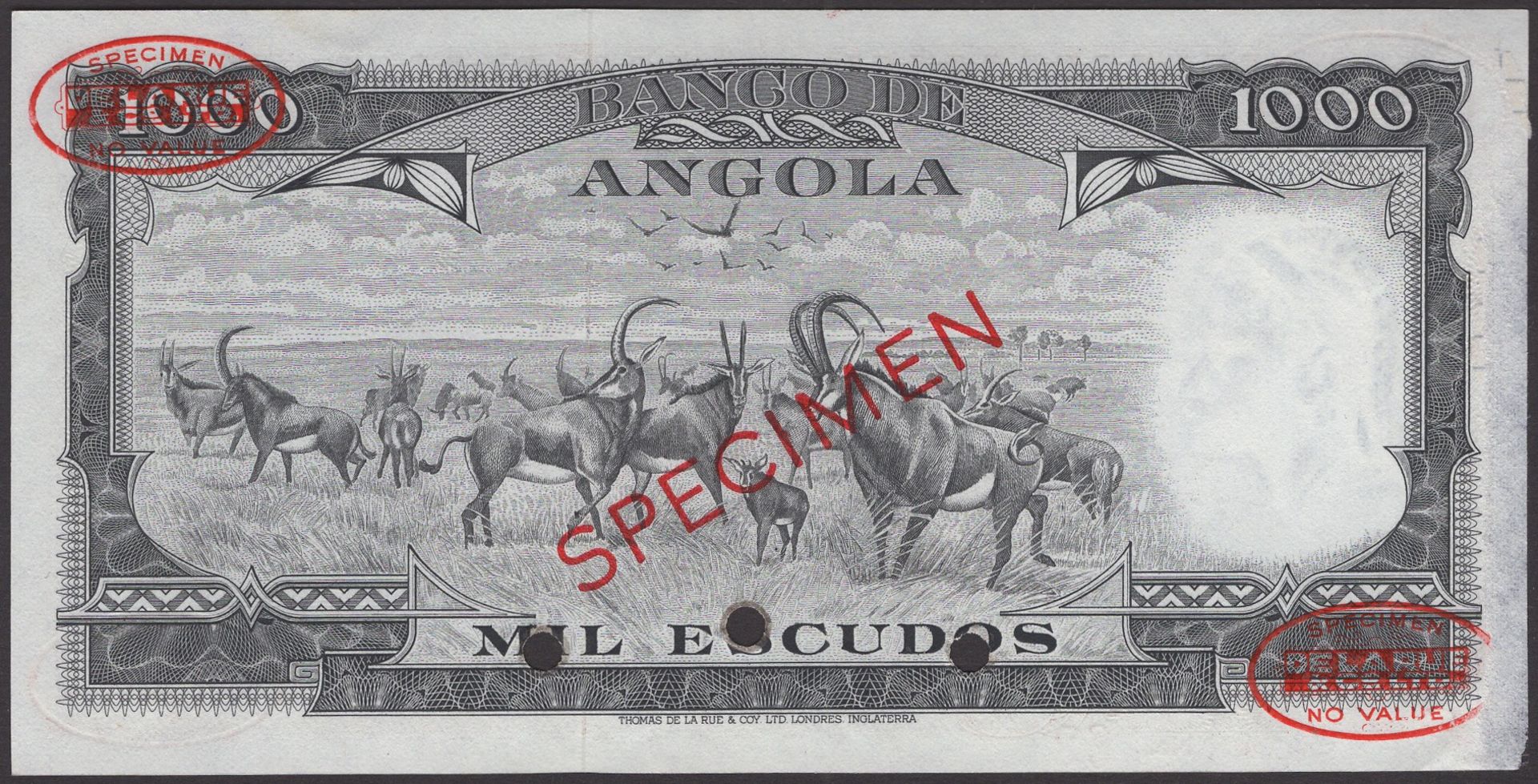 The Laurence Pope Collection of Portuguese Colonial Banknotes - Part One - Bild 2 aus 2