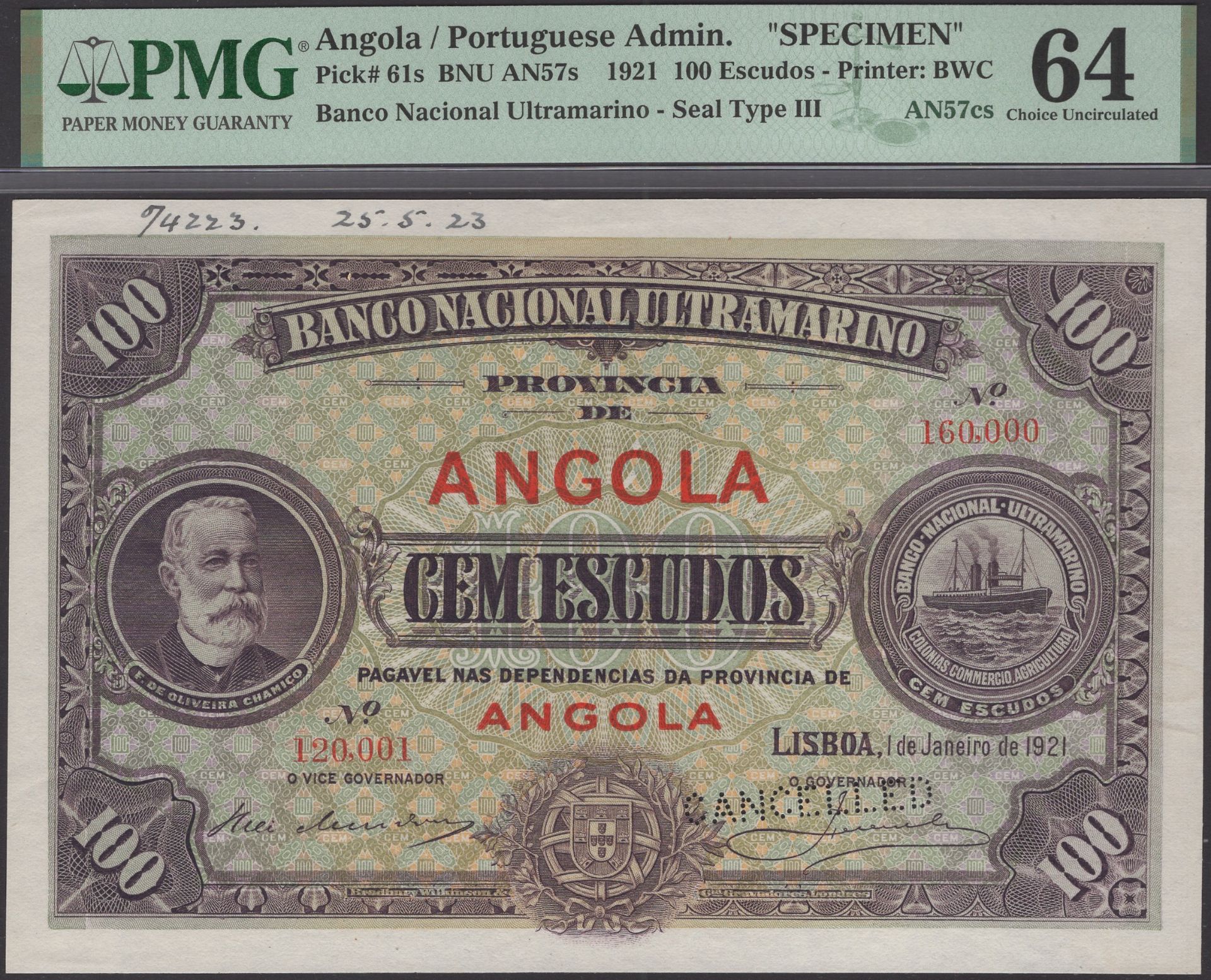 The Laurence Pope Collection of Portuguese Colonial Banknotes - Part One