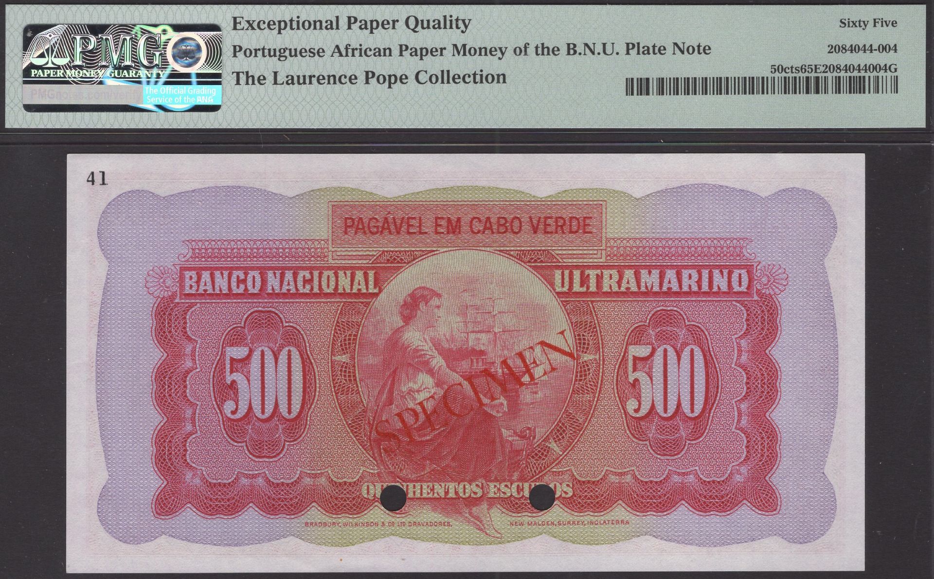 The Laurence Pope Collection of Portuguese Colonial Banknotes - Part One - Bild 2 aus 2