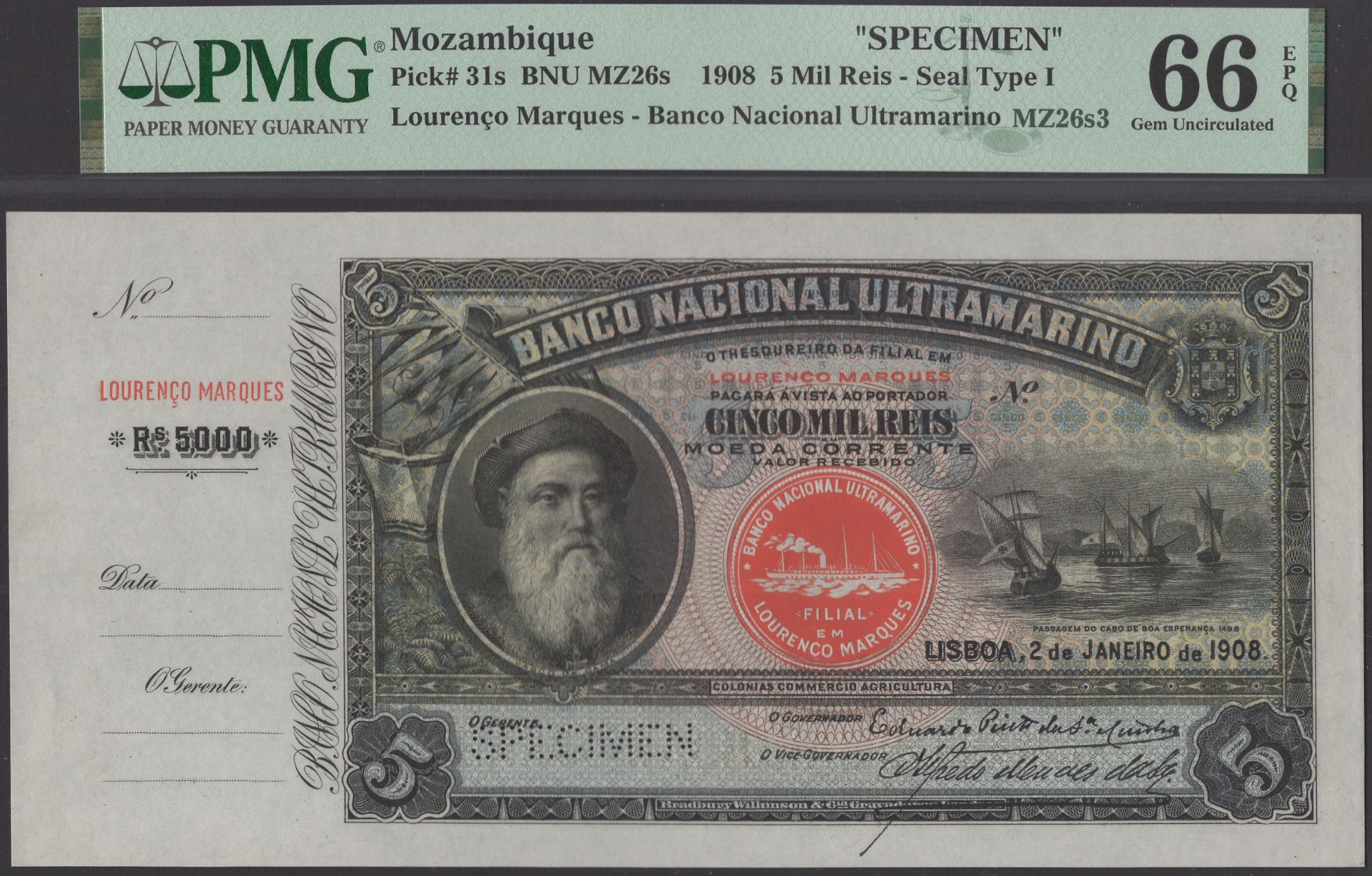 The Laurence Pope Collection of Portuguese Colonial Banknotes - Part One