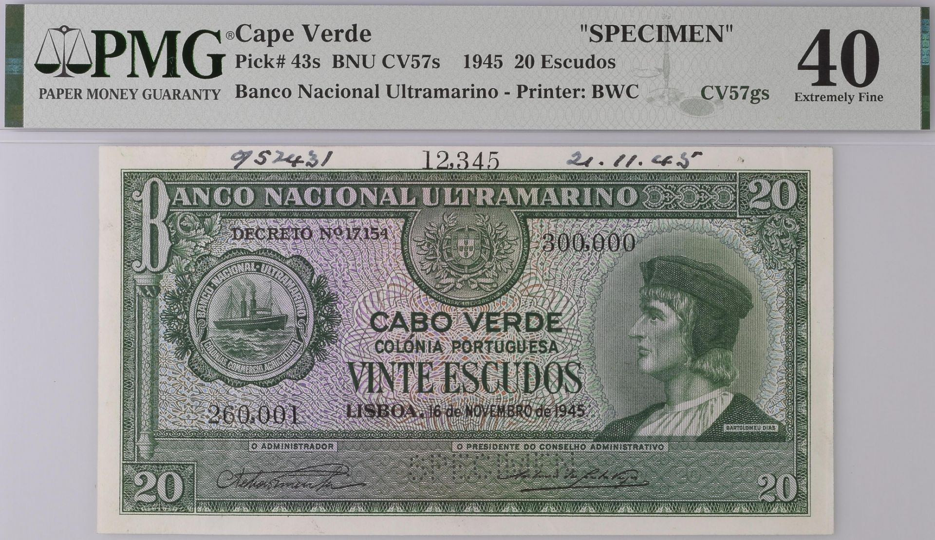 The Laurence Pope Collection of Portuguese Colonial Banknotes - Part One - Bild 3 aus 4