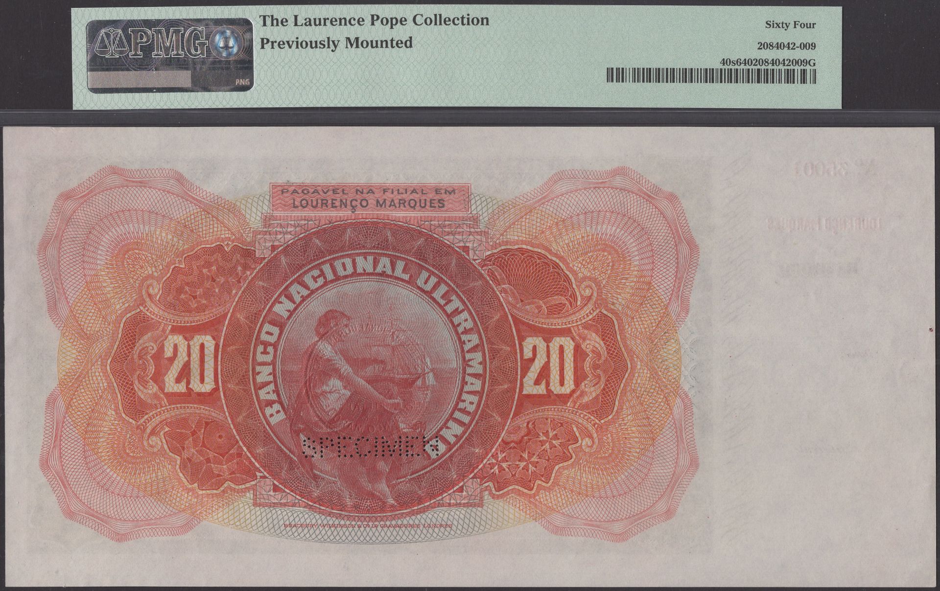 The Laurence Pope Collection of Portuguese Colonial Banknotes - Part One - Bild 2 aus 2