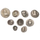 Greek Coins from Various Properties