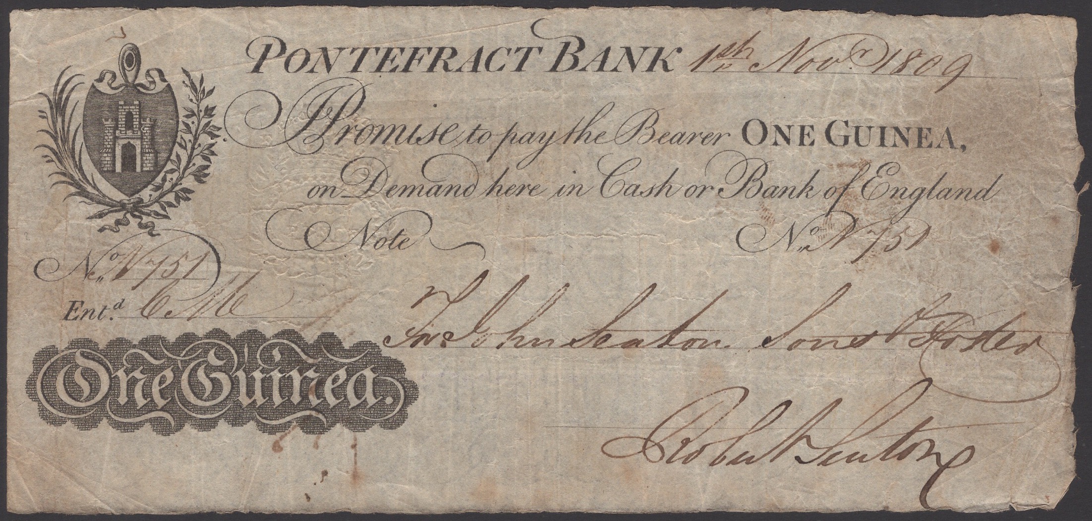 The Ivor Bridges Collection of Provincial Banknotes - Part One