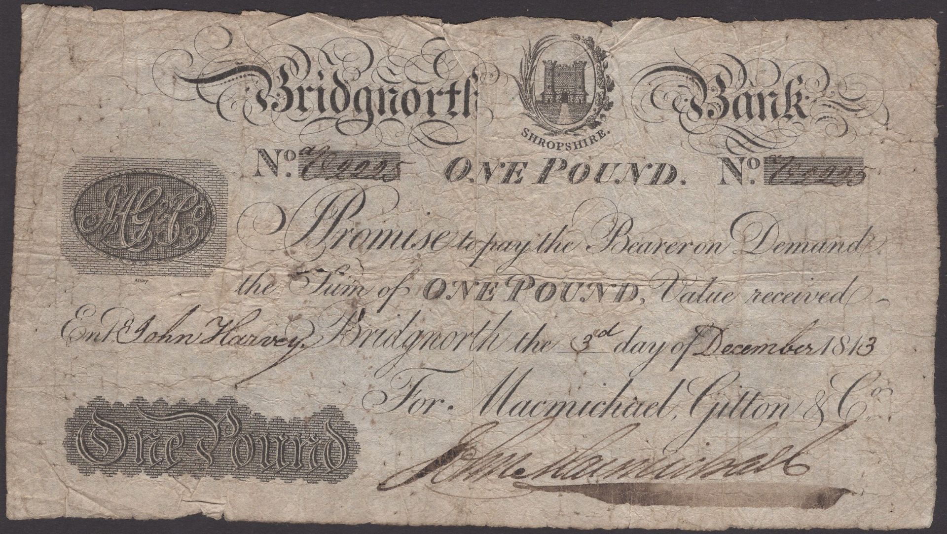 The Ivor Bridges Collection of Provincial Banknotes - Part One