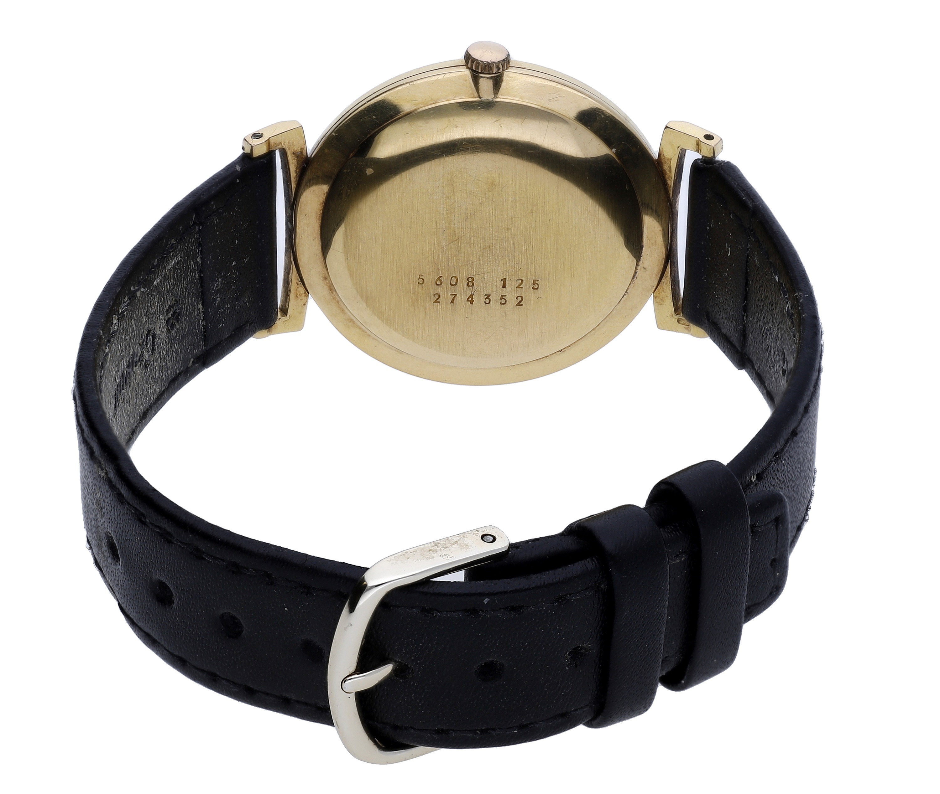 Certina. A gold automatic wristwatch, Ref. 5608, Blue Ribbon, circa 1960 Movement: cal. 25-65, a... - Image 2 of 4